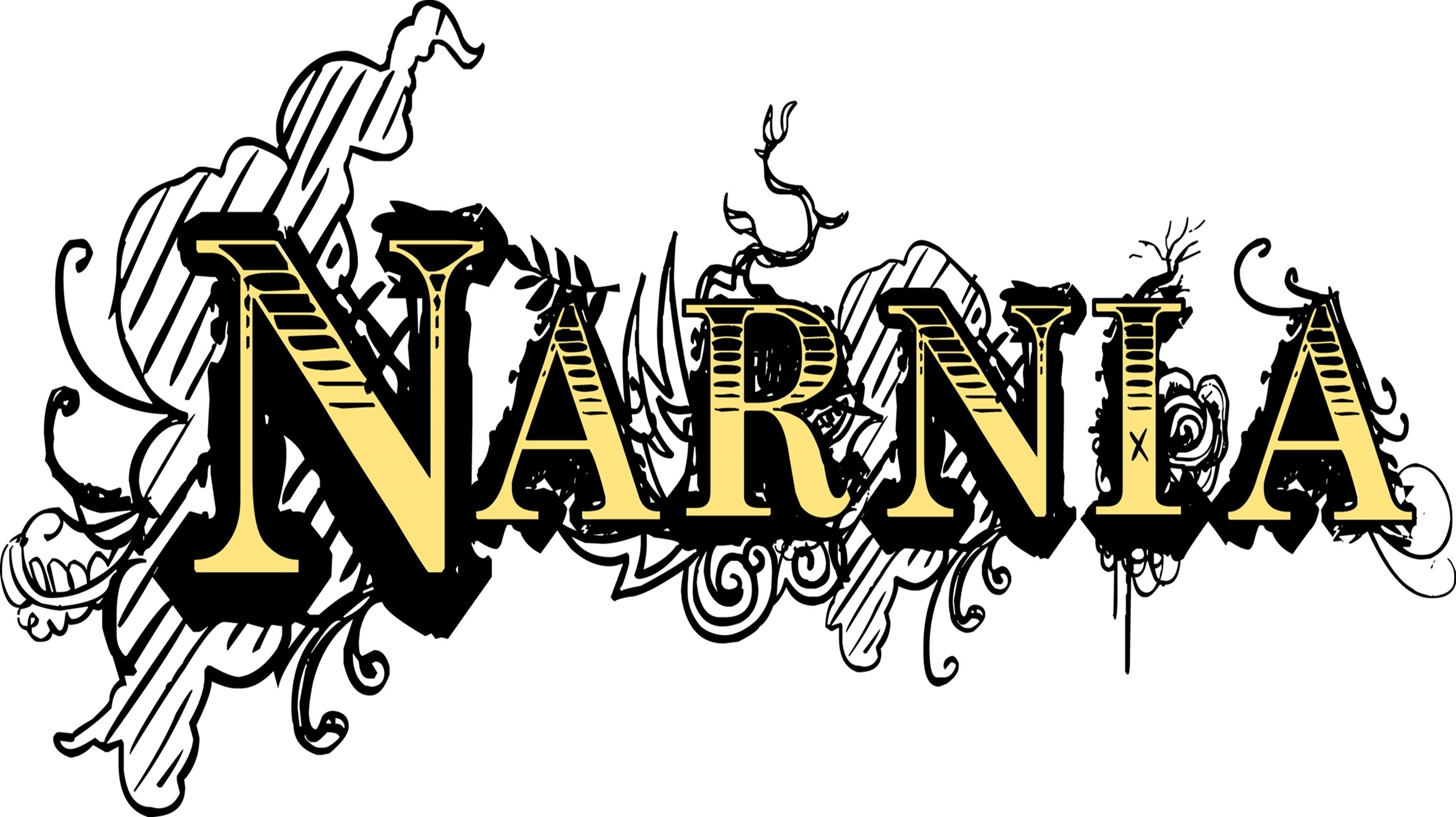 Grafika, Napis, 2D, Narnia