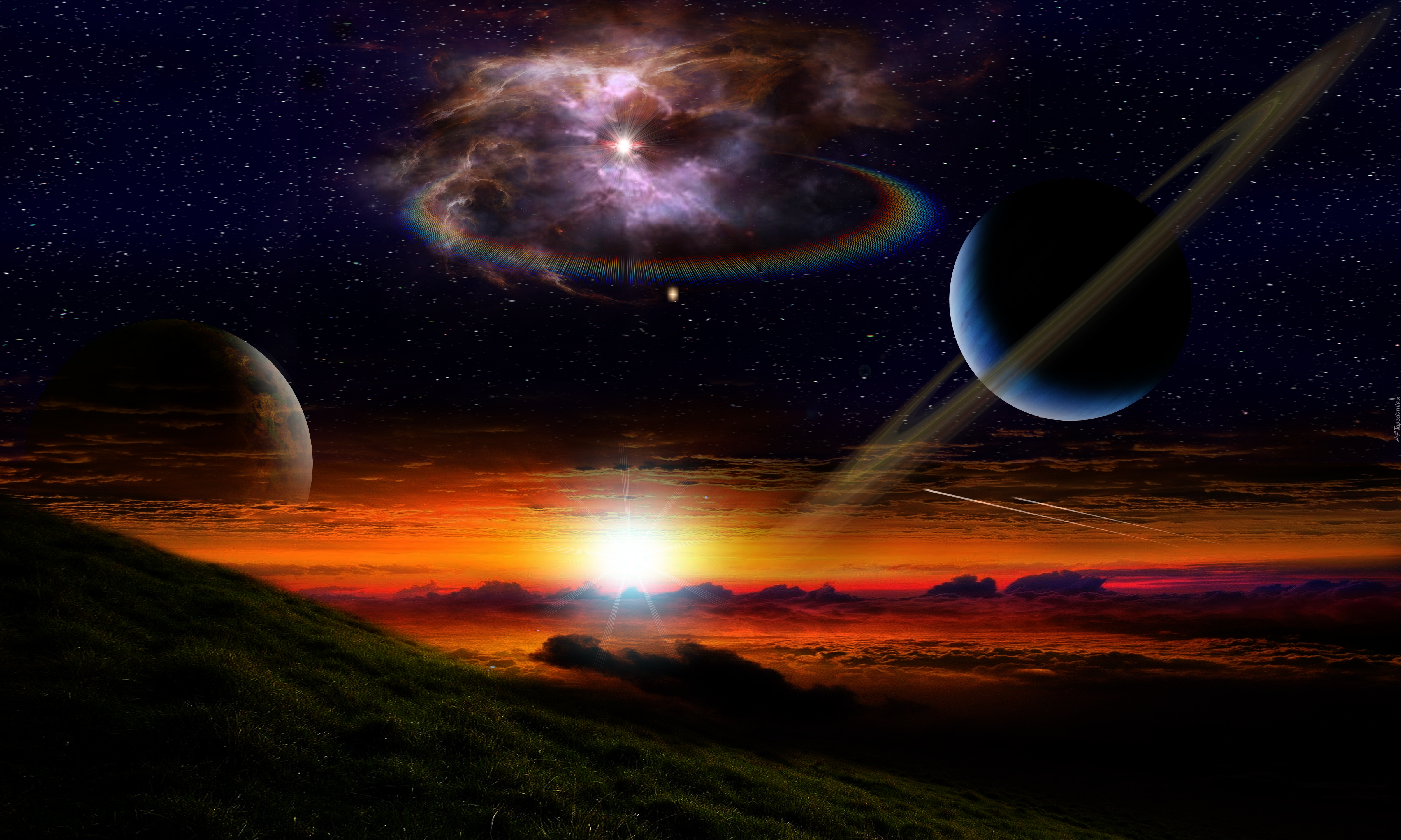 Beautiful planets