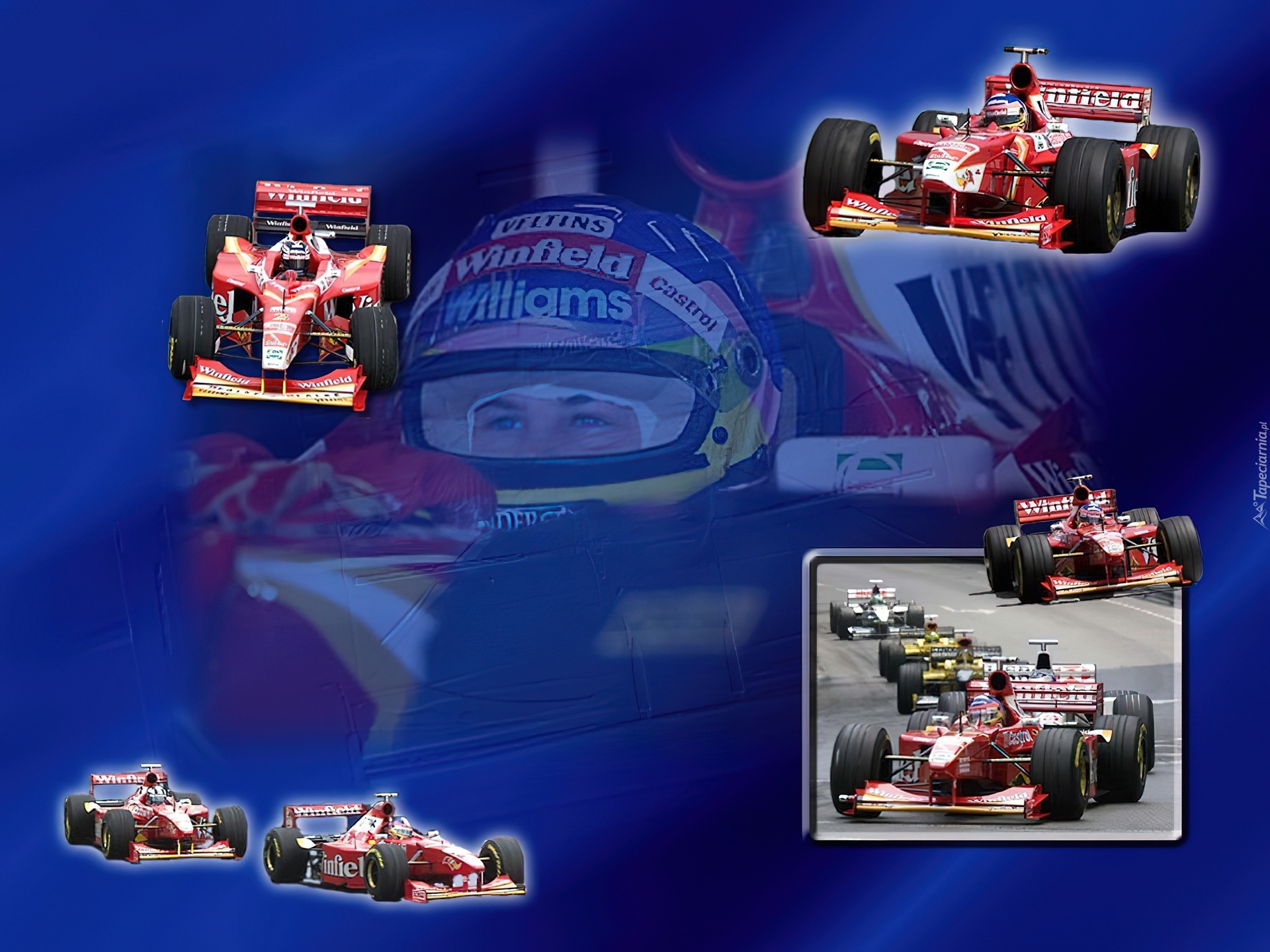 Formuła 1,Williams ,bolid,opony, kask , koła, spojler