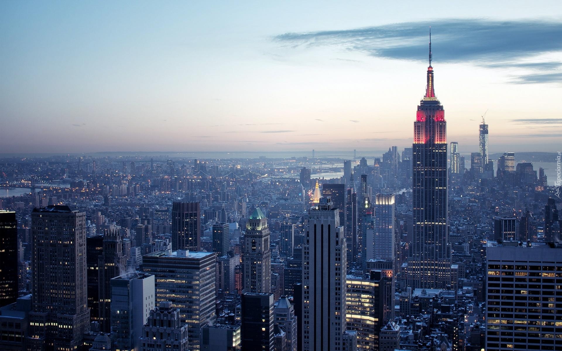 Empire State Building, Drapacze Chmur, Stany Zjednoczone, Nowy Jork