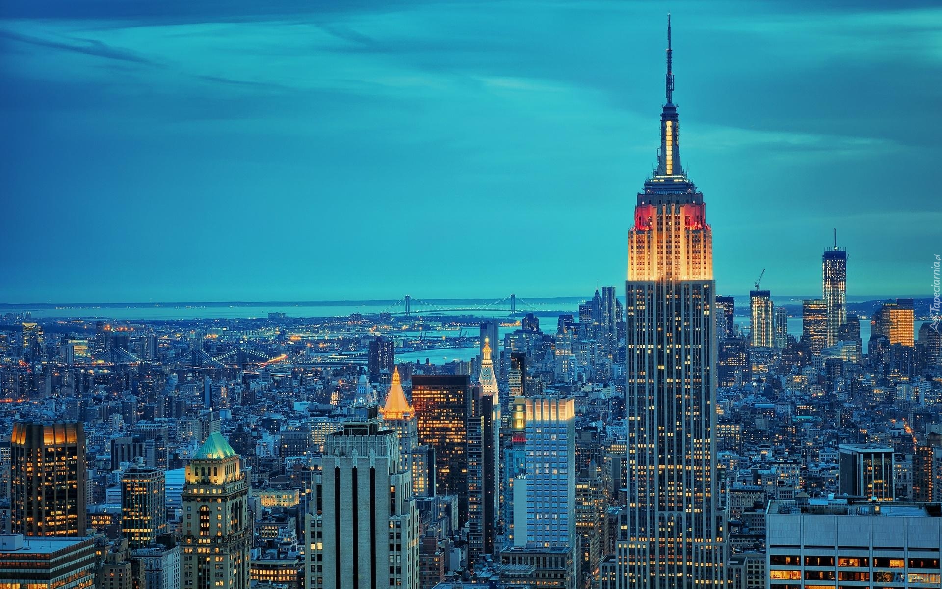 Empire State Building, Drapacze Chmur, Nowy Jork, Stany Zjednoczone