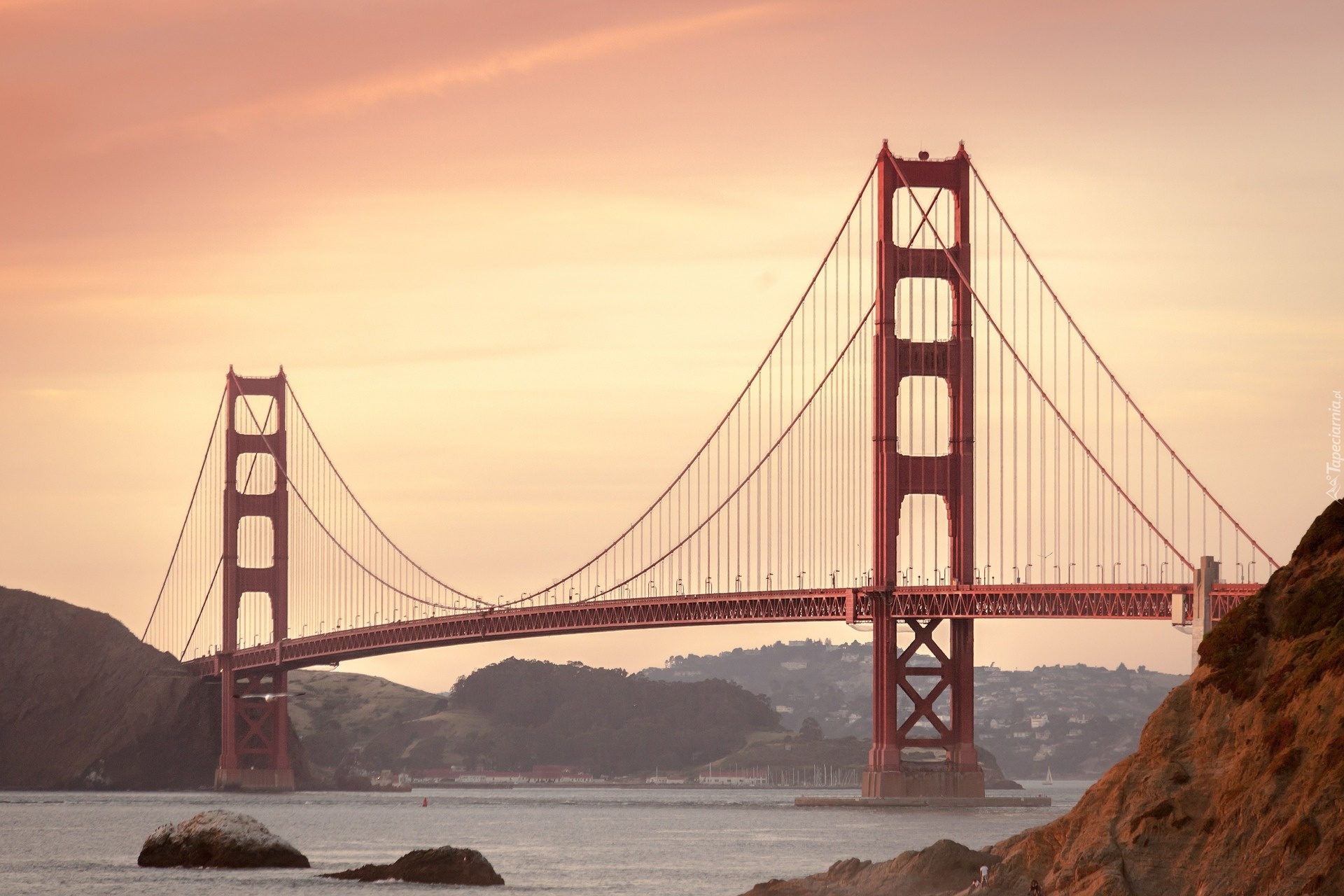 San Francisco, Stany Zjednoczone, Most, Golden Gate