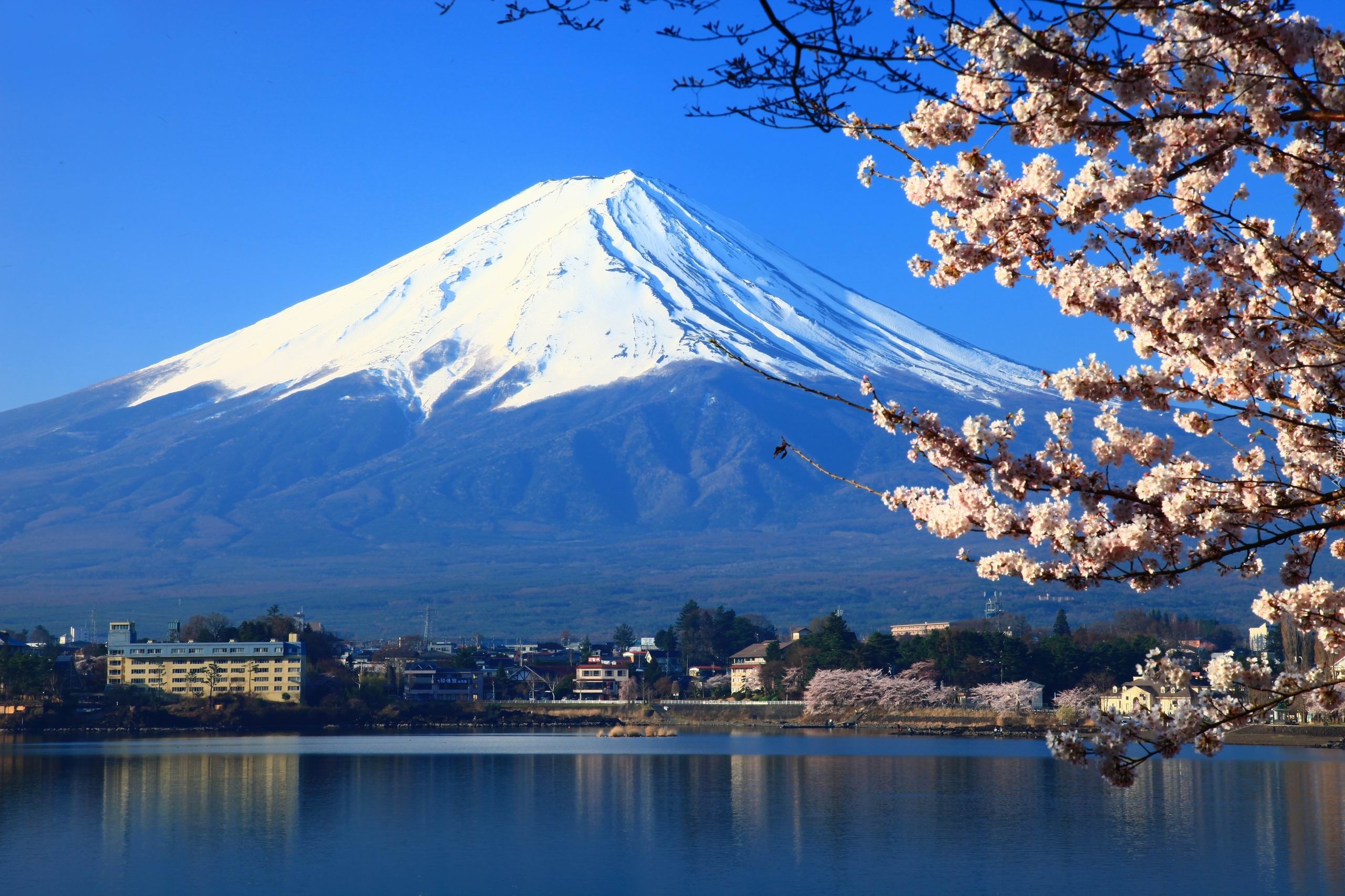 Góra, Fuji, Japonia, Wulkan