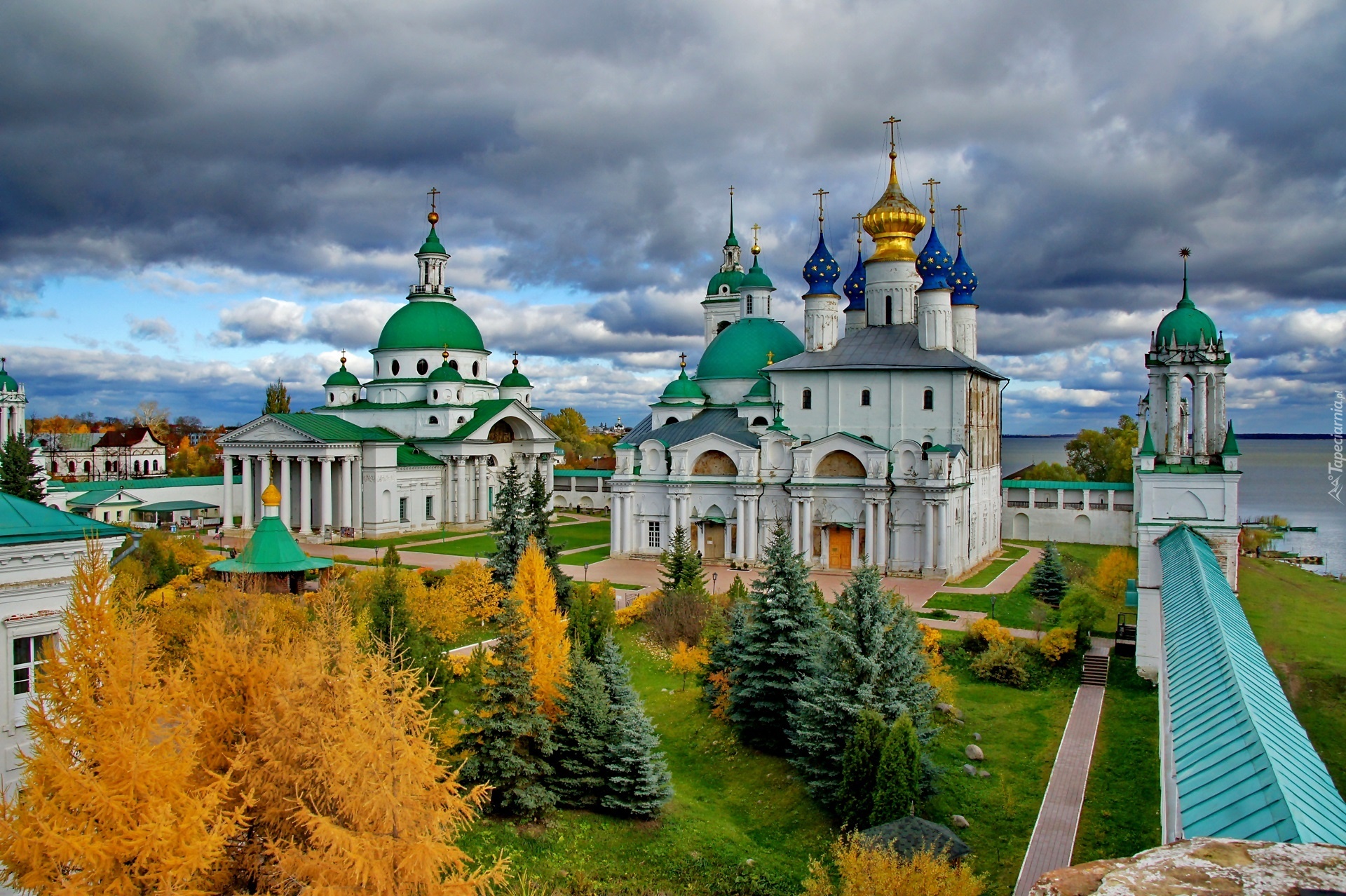 Cerkwie, Spaso Yakovlevsky, Klasztor, Rostów Wielki, Rosja