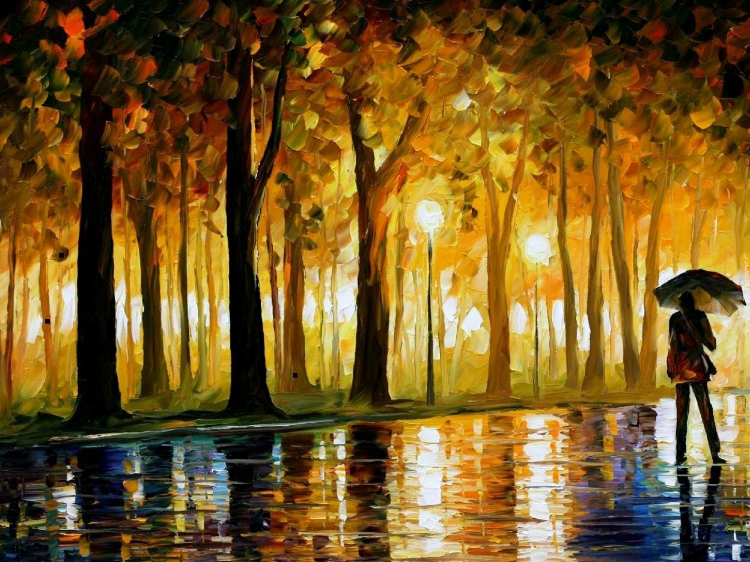 Obraz, Park, Leonid Afremov