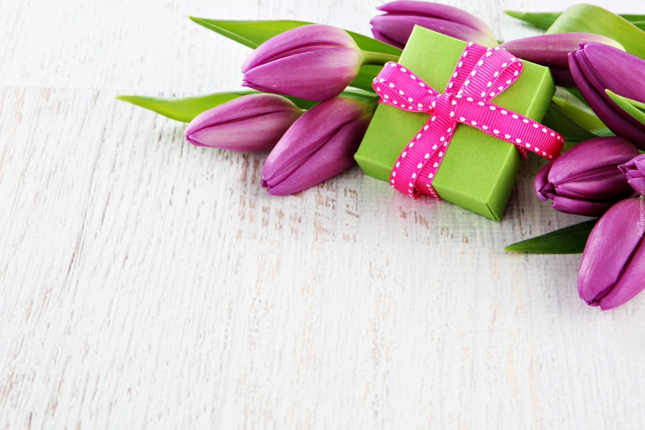 Tulipany, Prezent Dzień Matki, Podziękowanie, Urodziny