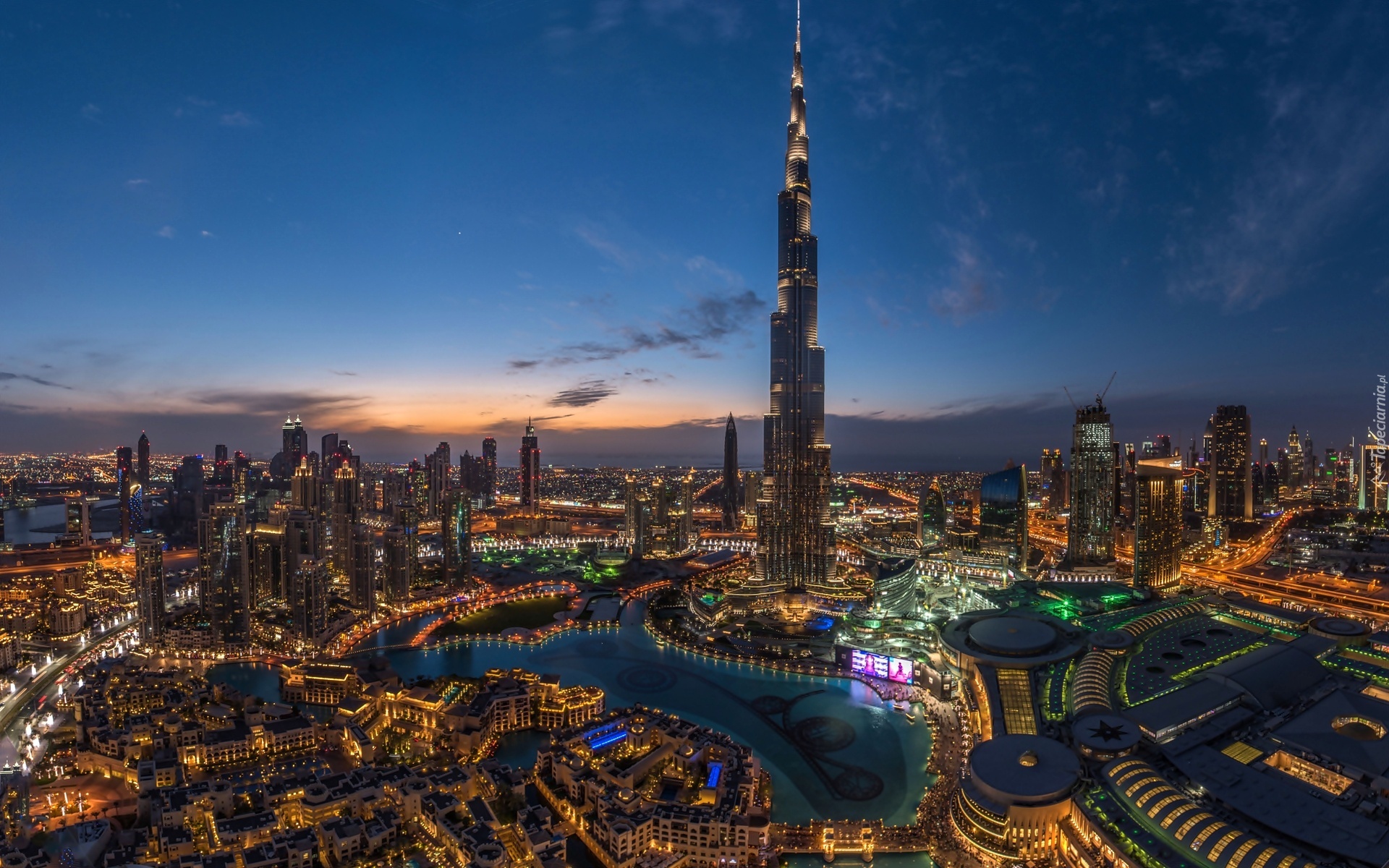 Zjednoczone Emiraty Arabskie, Dubaj, Burj Khalifa, Miasto