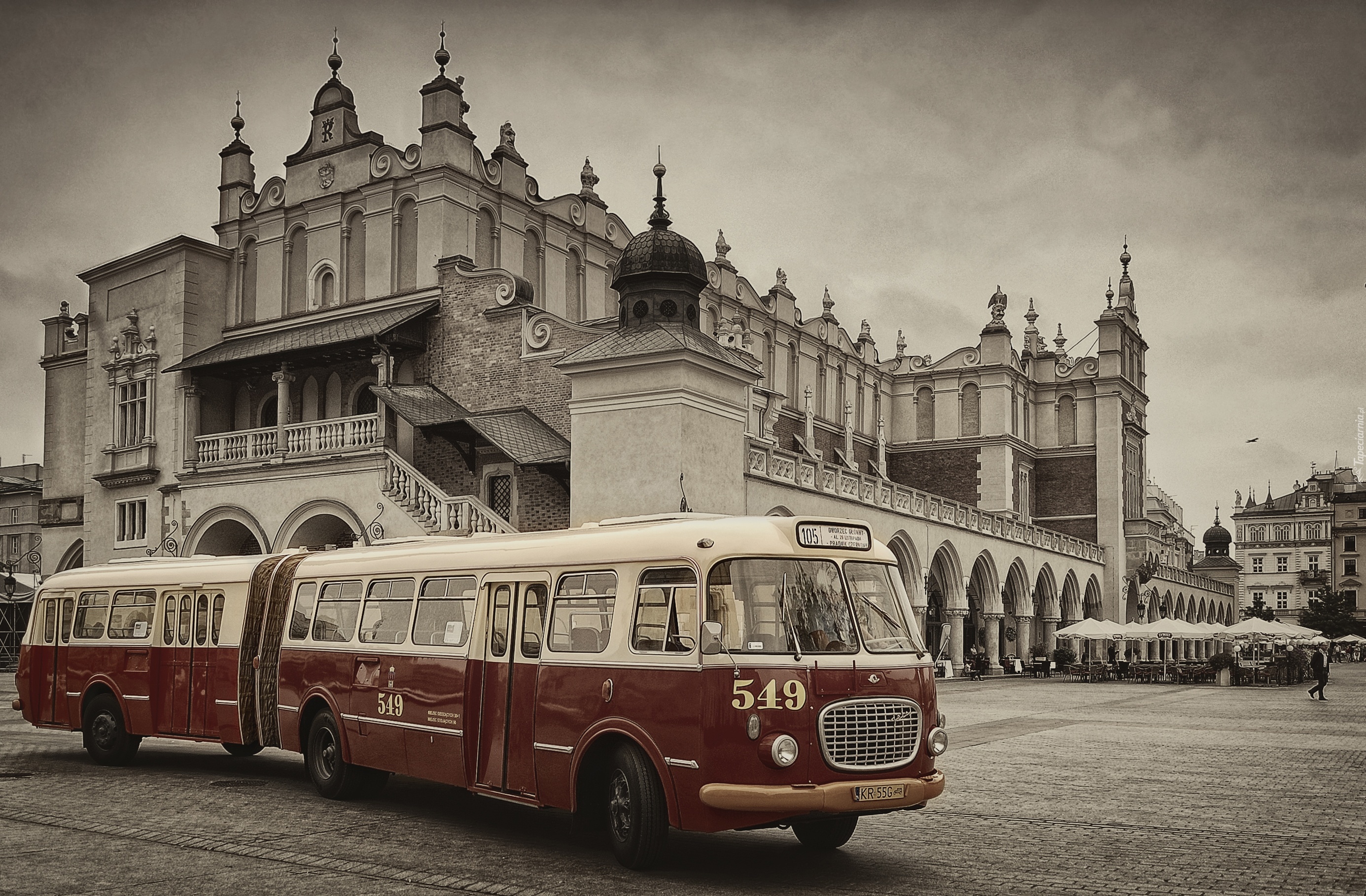 Autobus, Jelcz, Ogórek, Sukiennice, Kraków