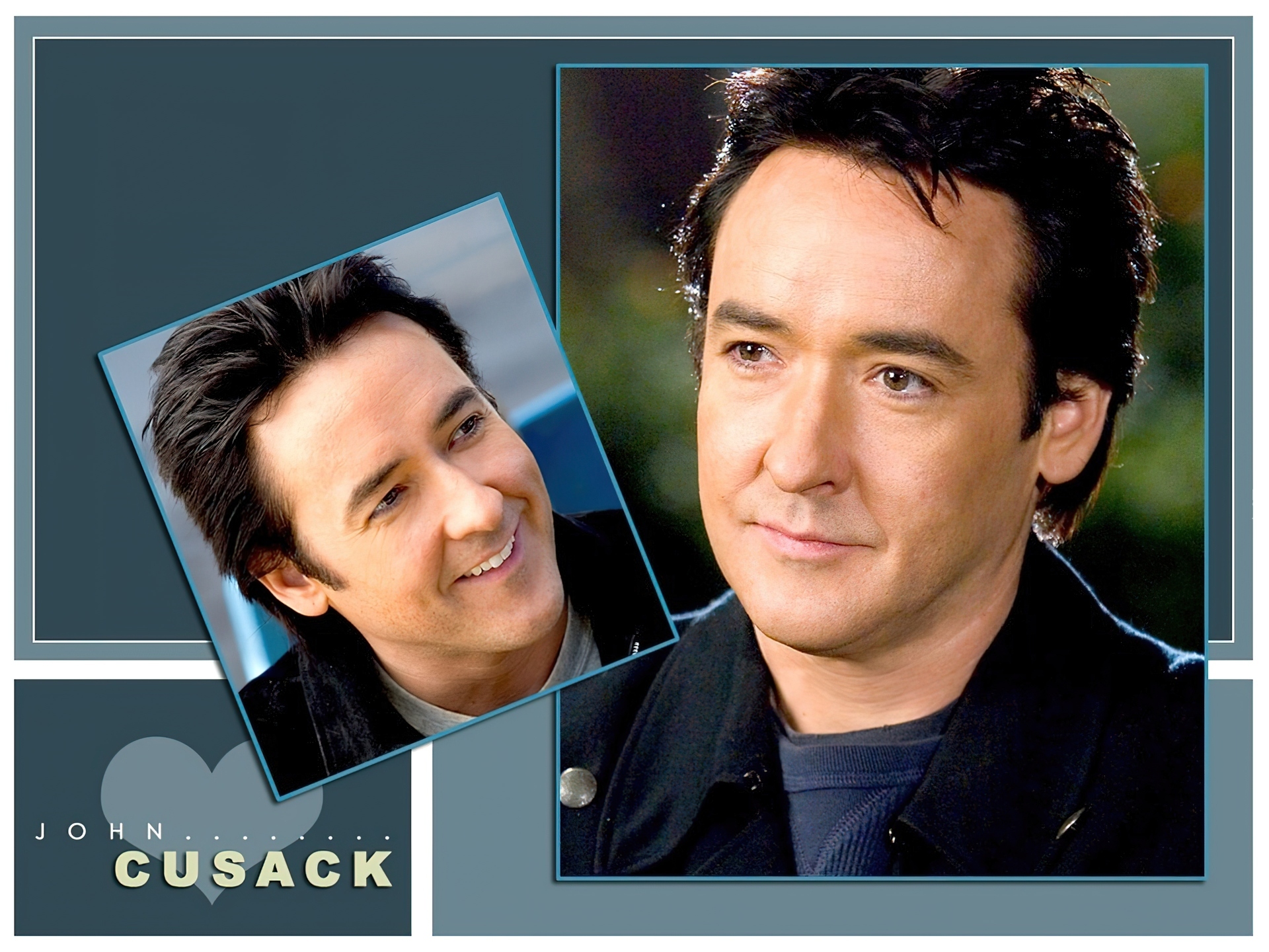 John Cusack,ciemne włosy, brązowe oczy