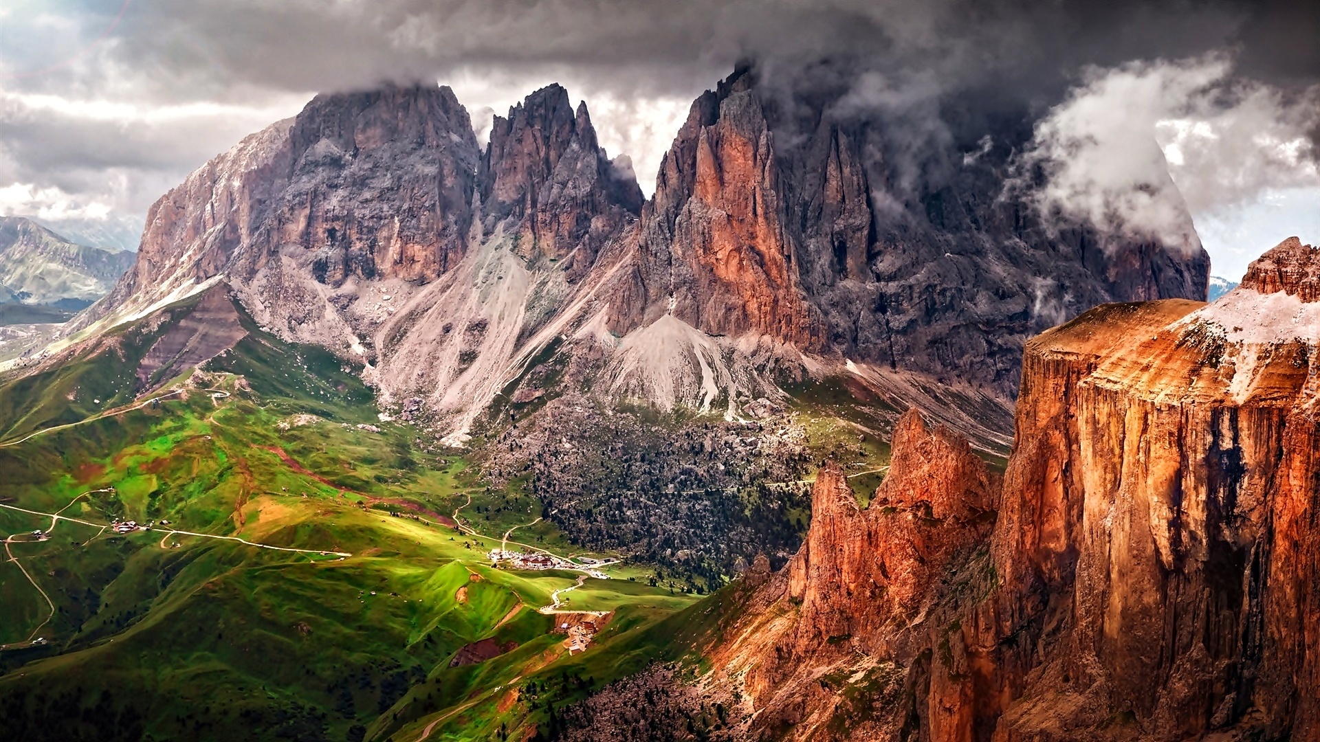 Włochy, Tyrol, Góry