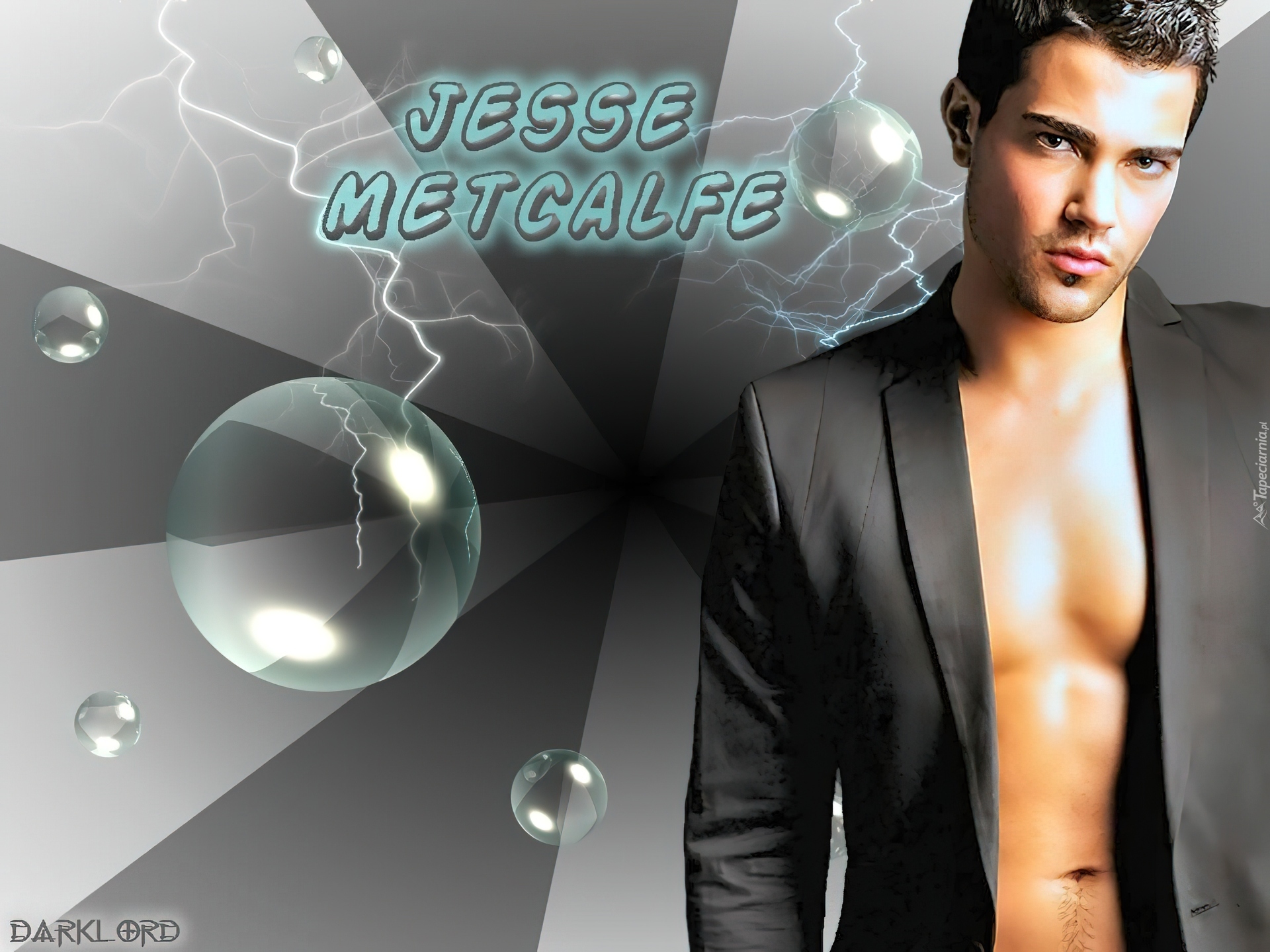 Jesse Metcalfe,czarna marynarka