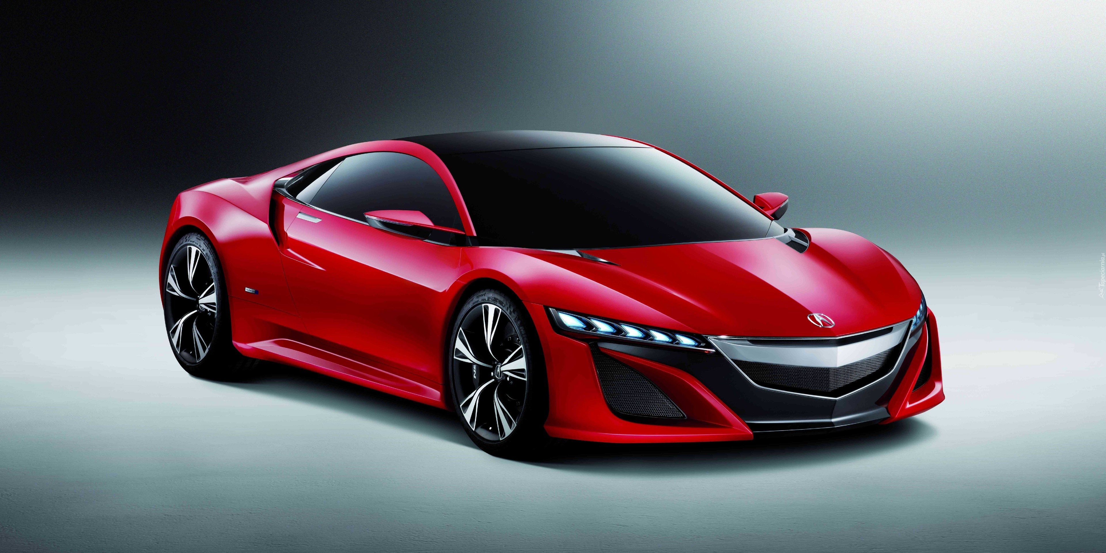 Czerwona, Honda, NSX