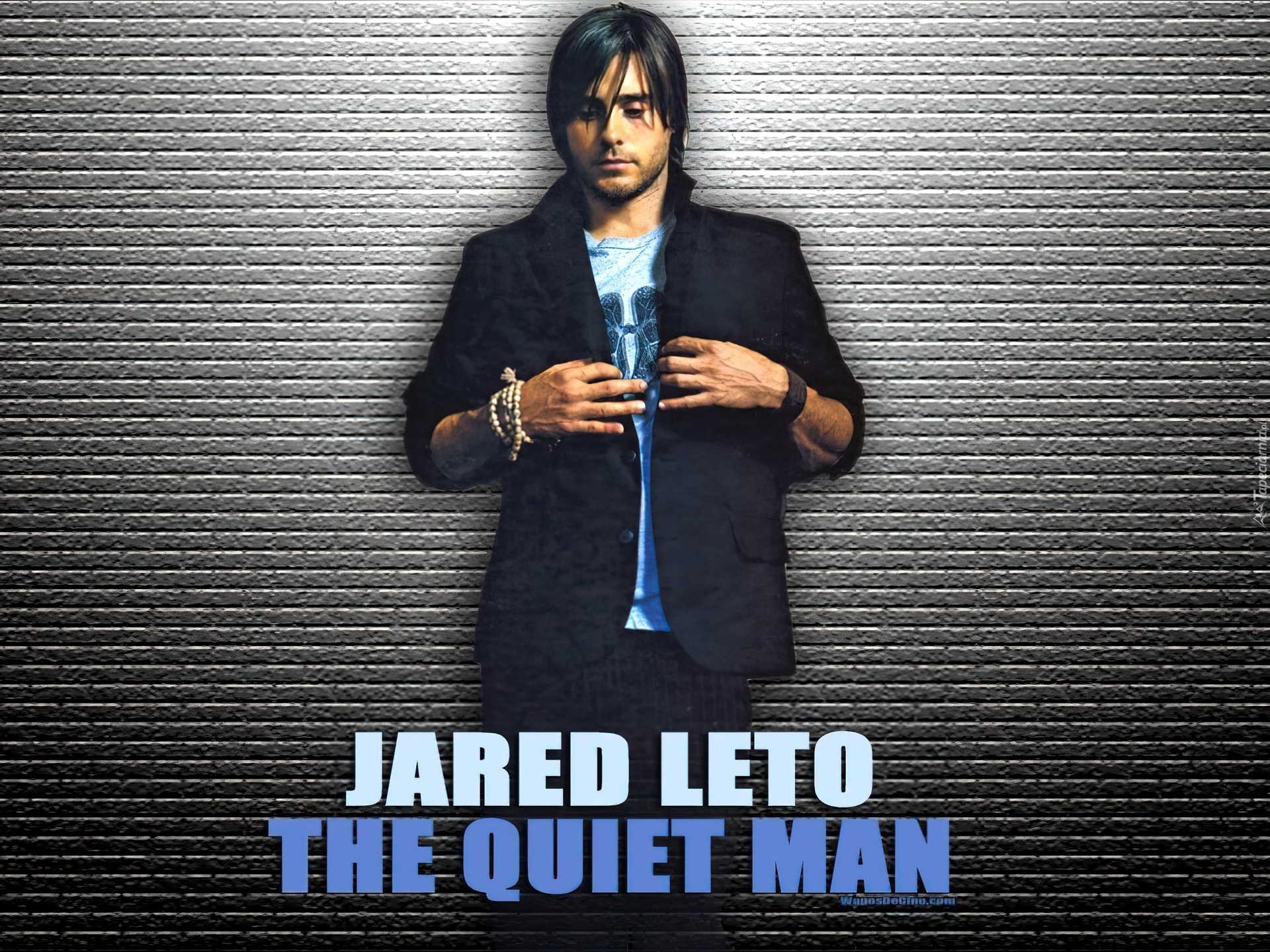 Jared Leto,czarny strój