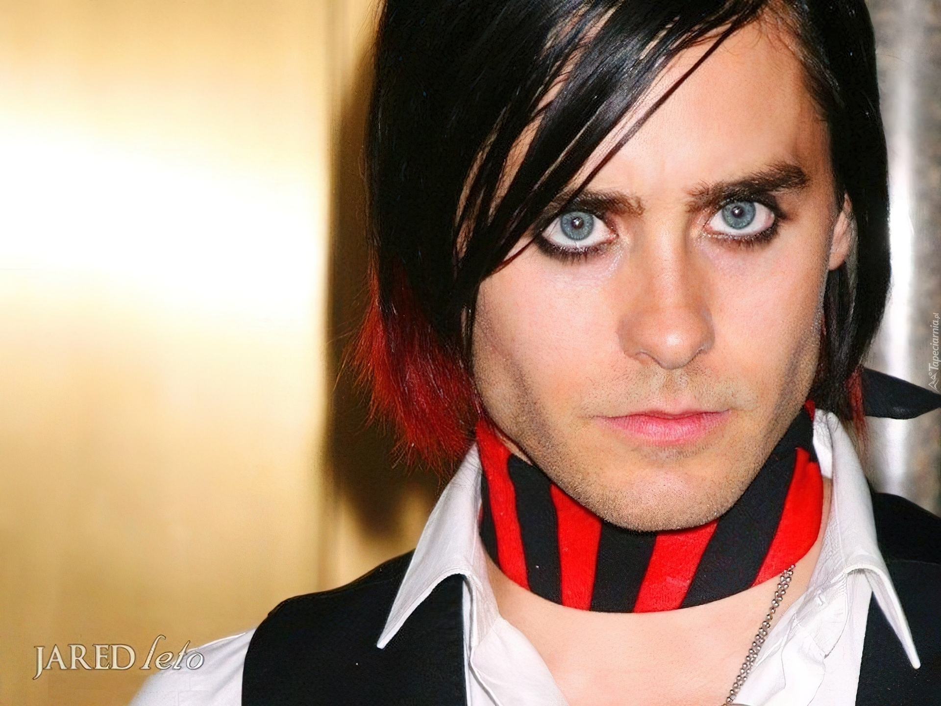 Jared Leto,niebieskie oczy