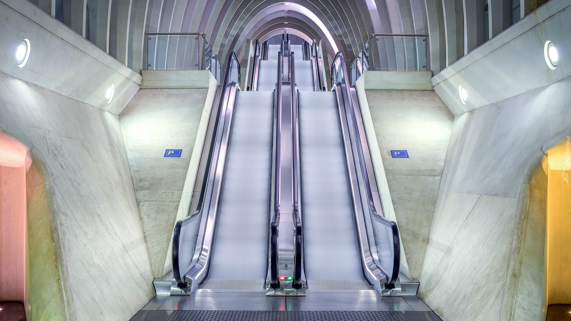 Ruchome, Schody, Wejście, Metro