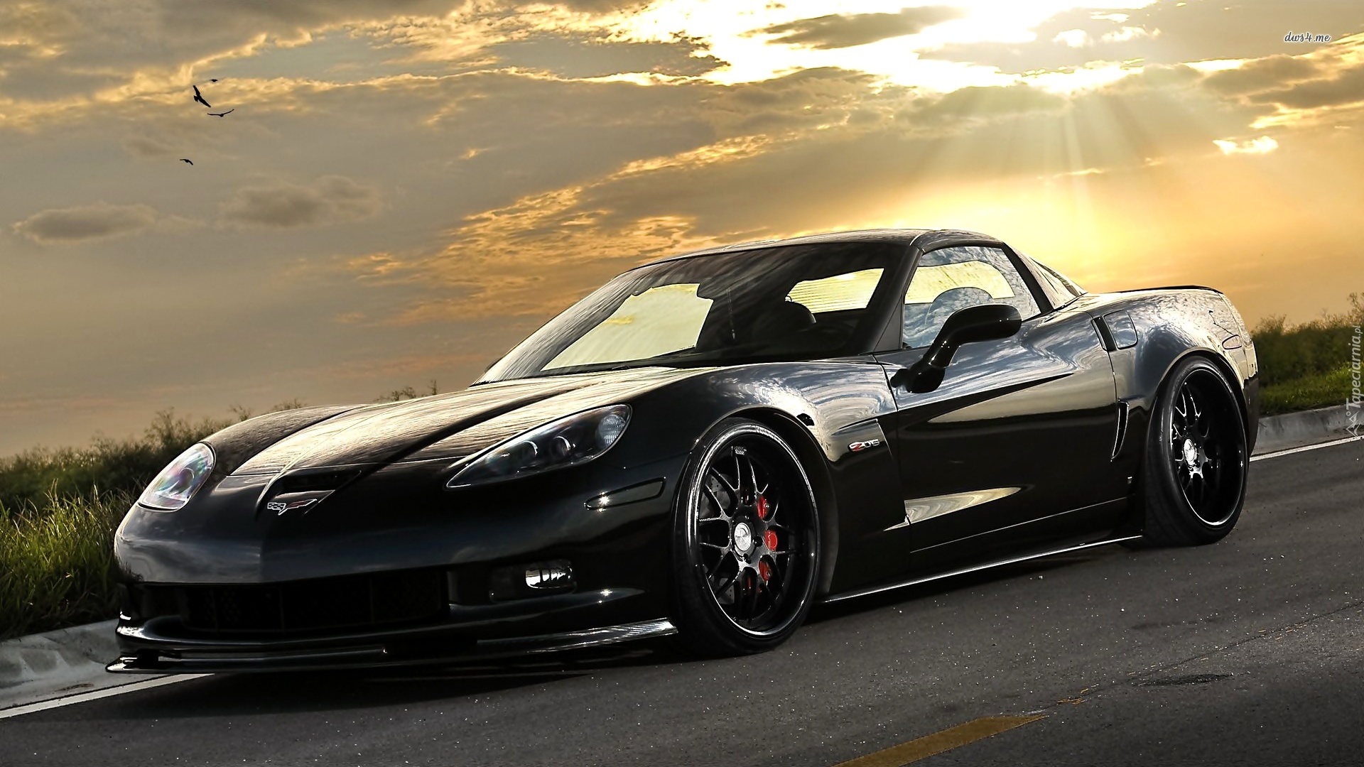 Chevrolet, Corvette, Przebijające, Swiatło
