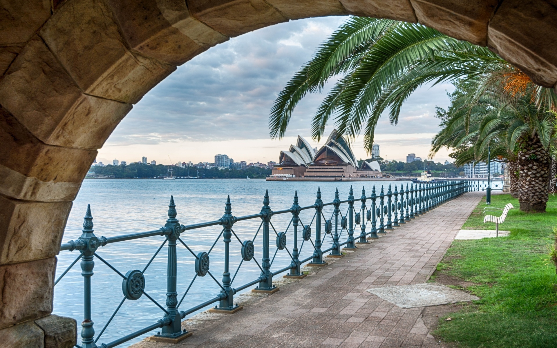 Australia, Sydney, Sydney Opera House, Łuk, Park