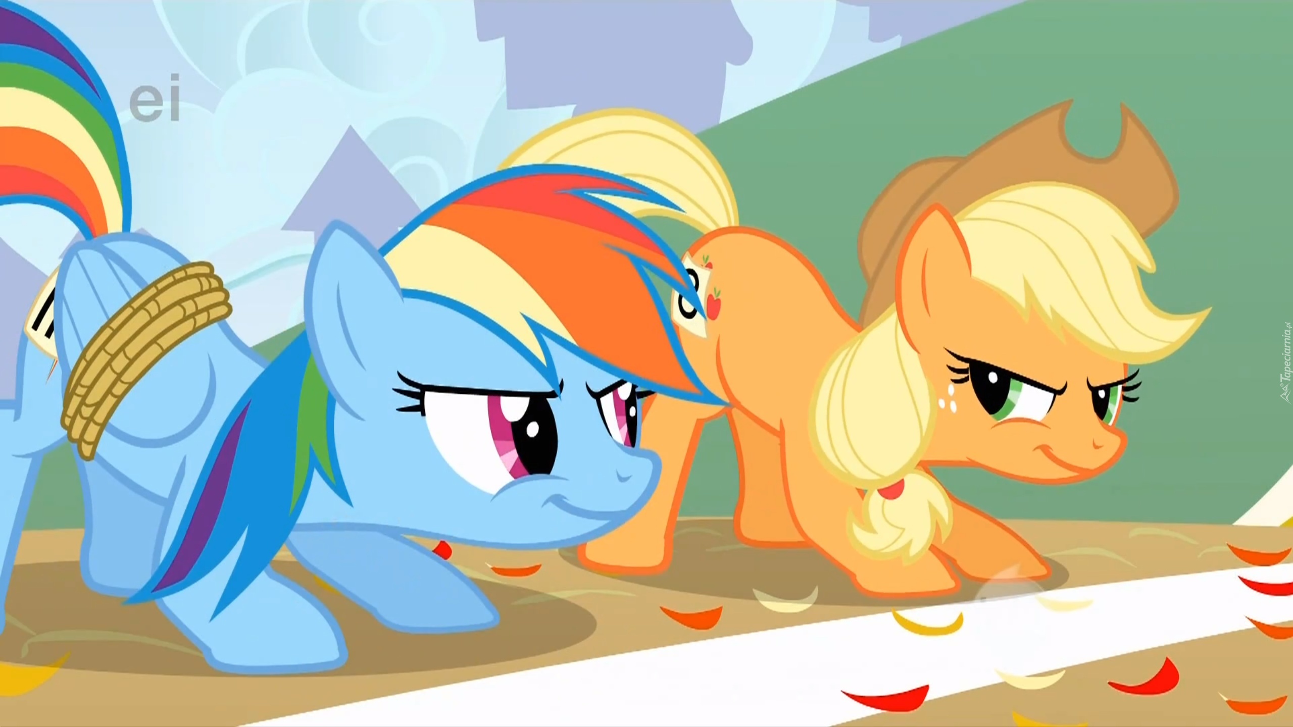 Rainbow dash, Applejack