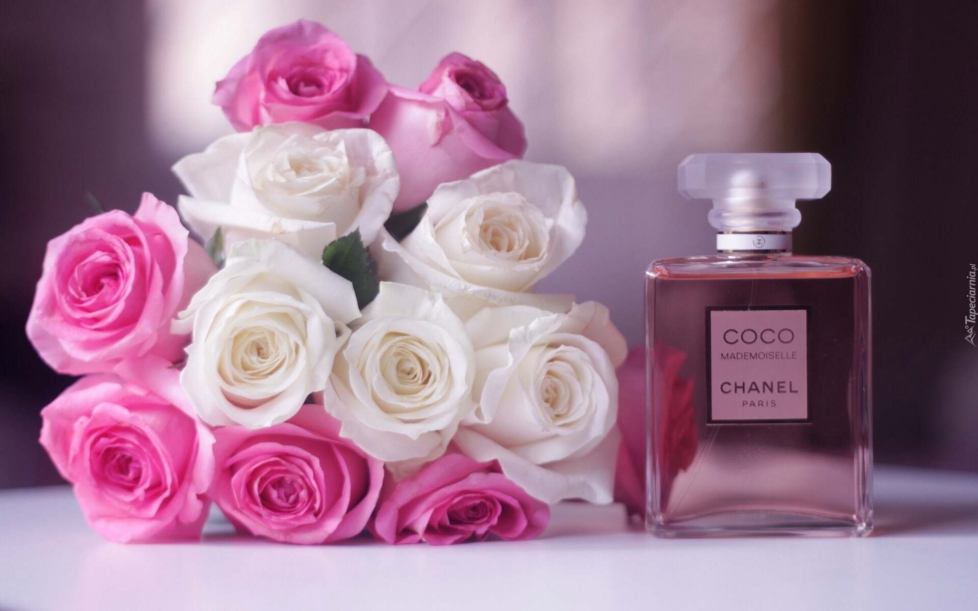 Białe, Różowe, Róże, Coco Chanel, Perfumy