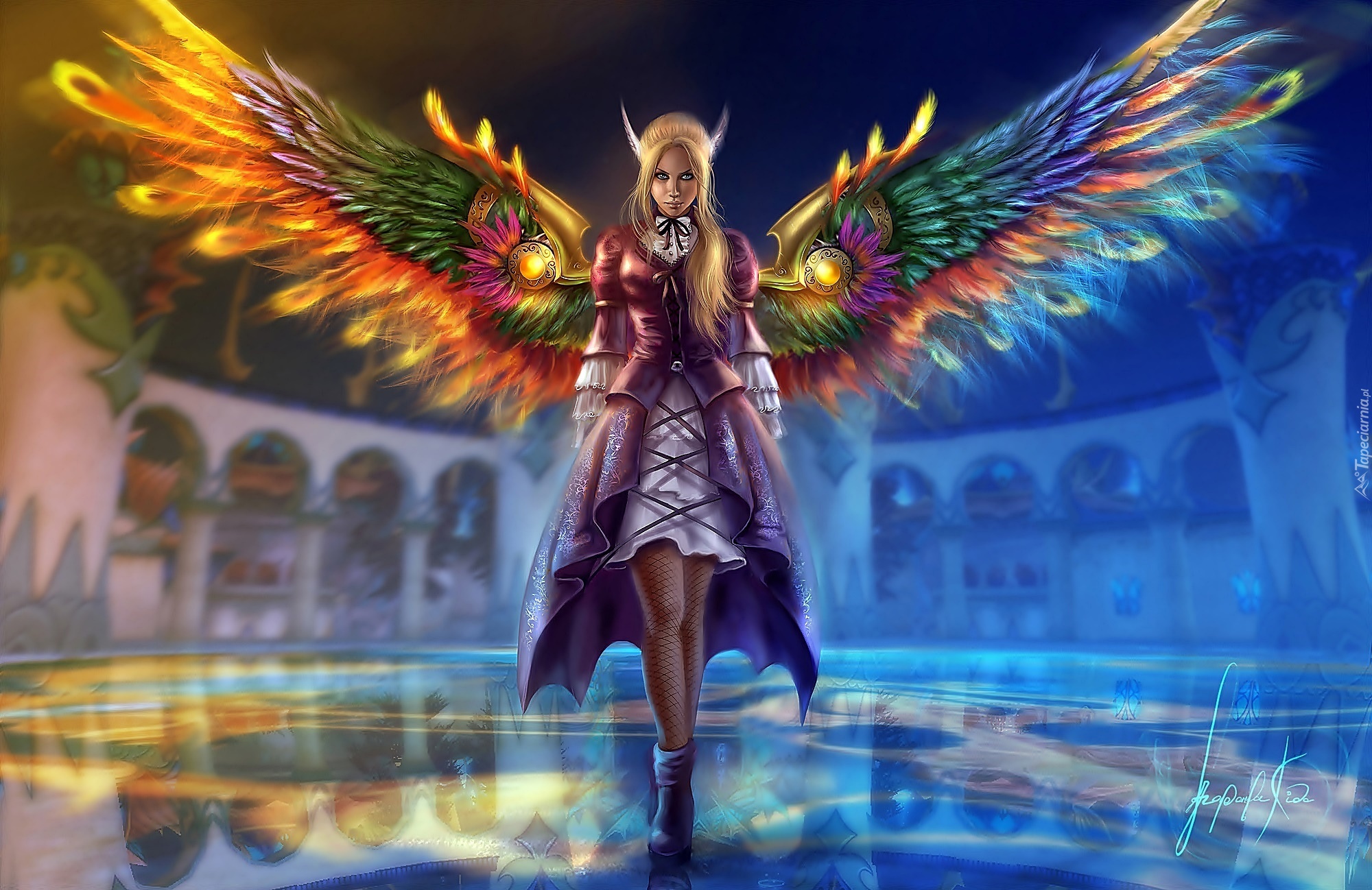 Kobieta, Anioł, Fantasy