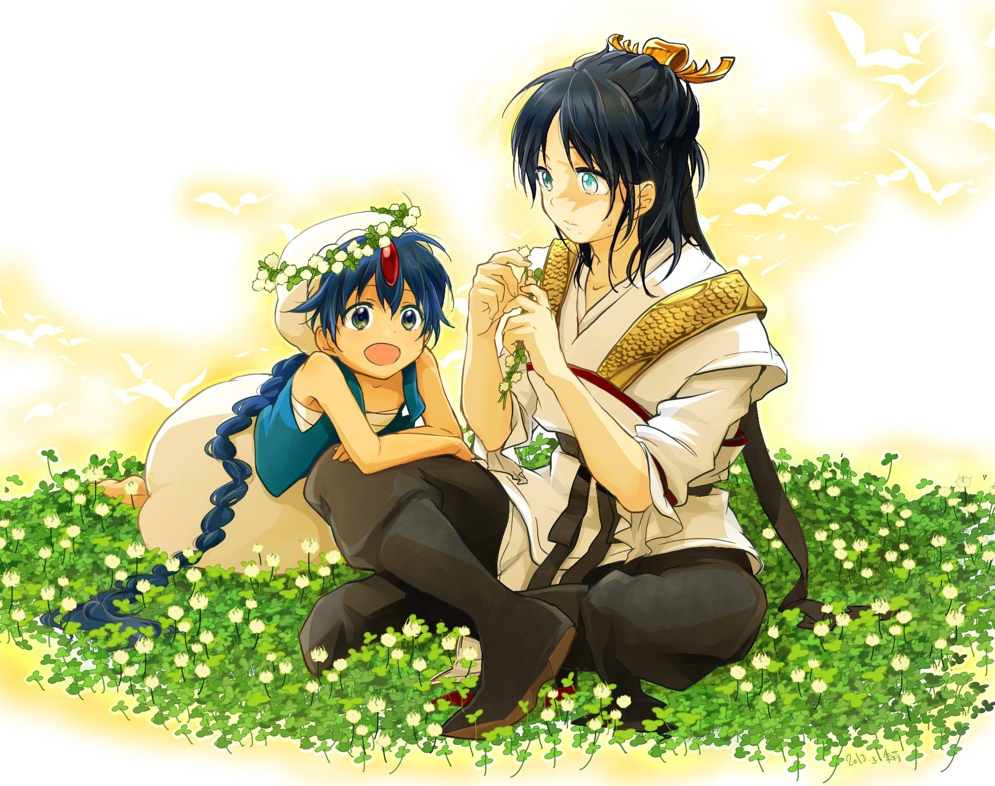 Magi, Aladdin, Ren Hakuryuu, anime, manga