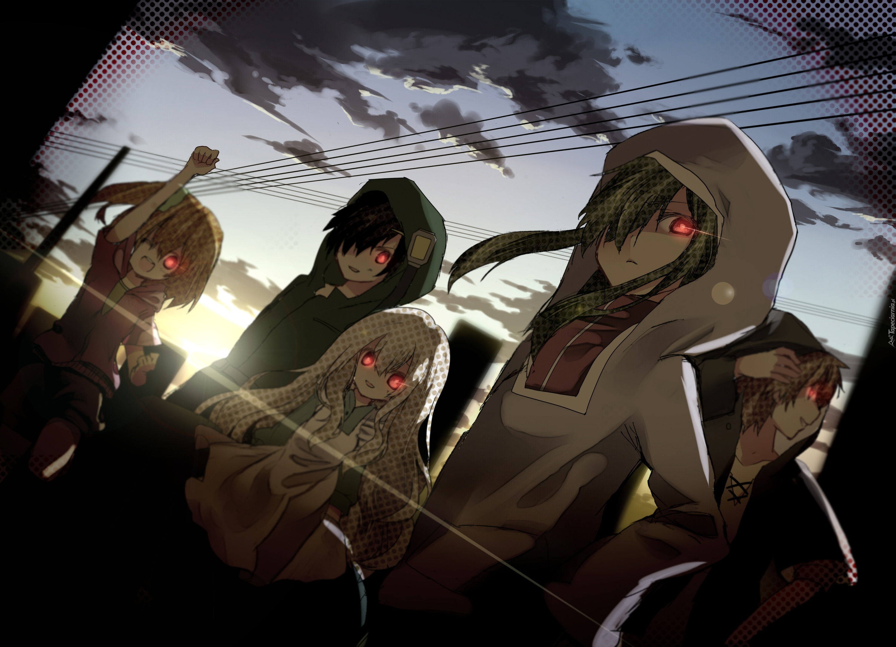 Kagerou Project, Momo, Seto, Marry, Kido, Kano, anime, manga