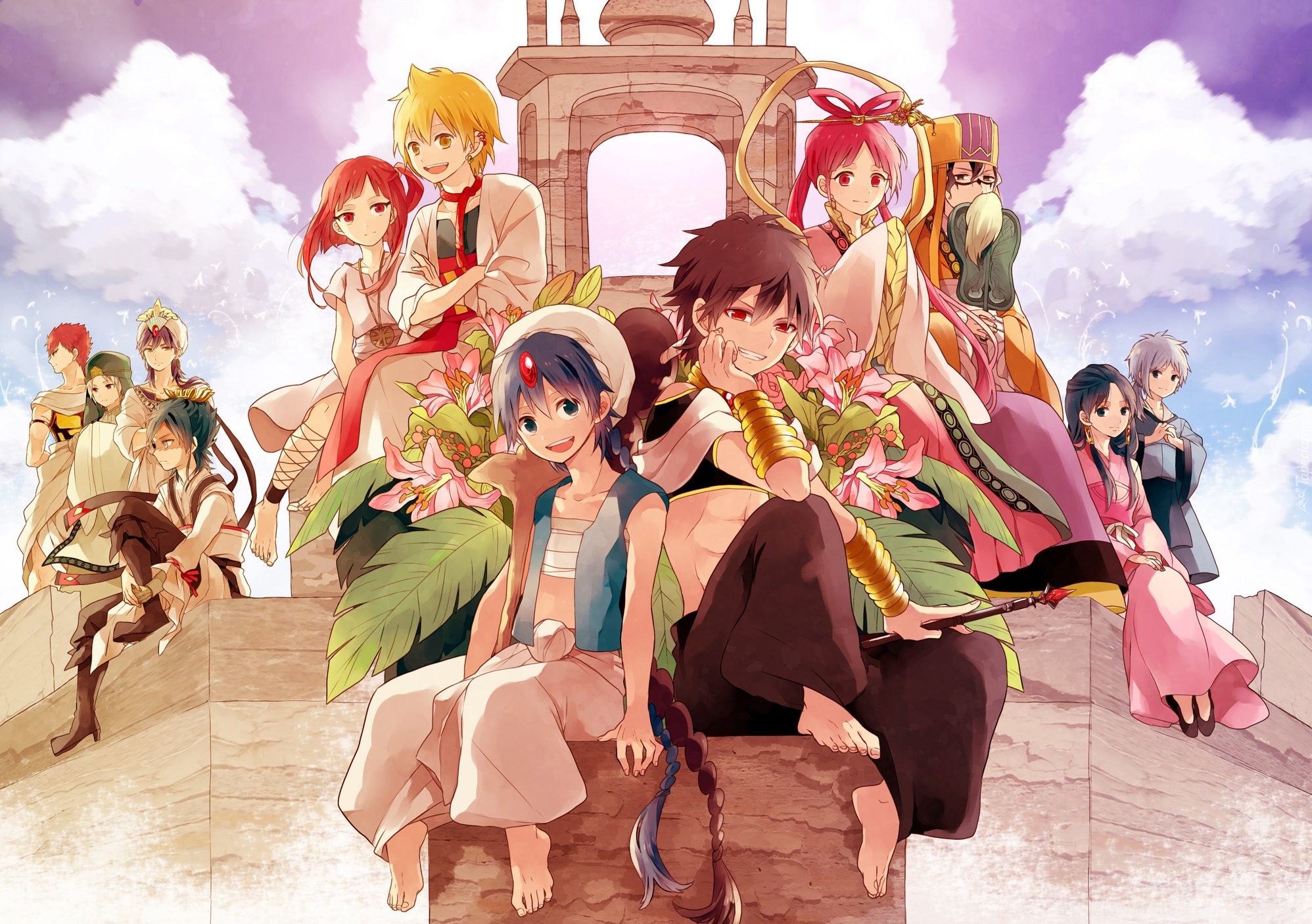 Magi, anime, manga