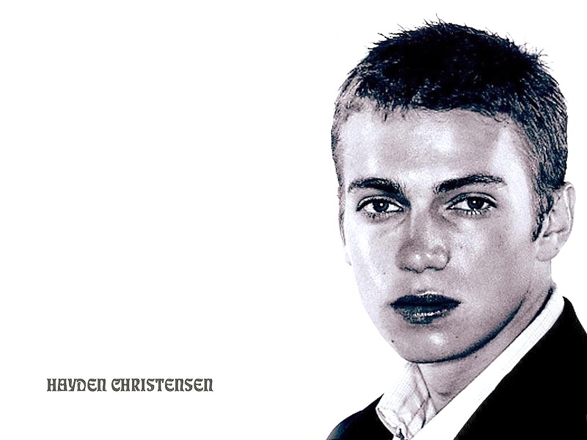 Hayden Christensen,krótkie włosy