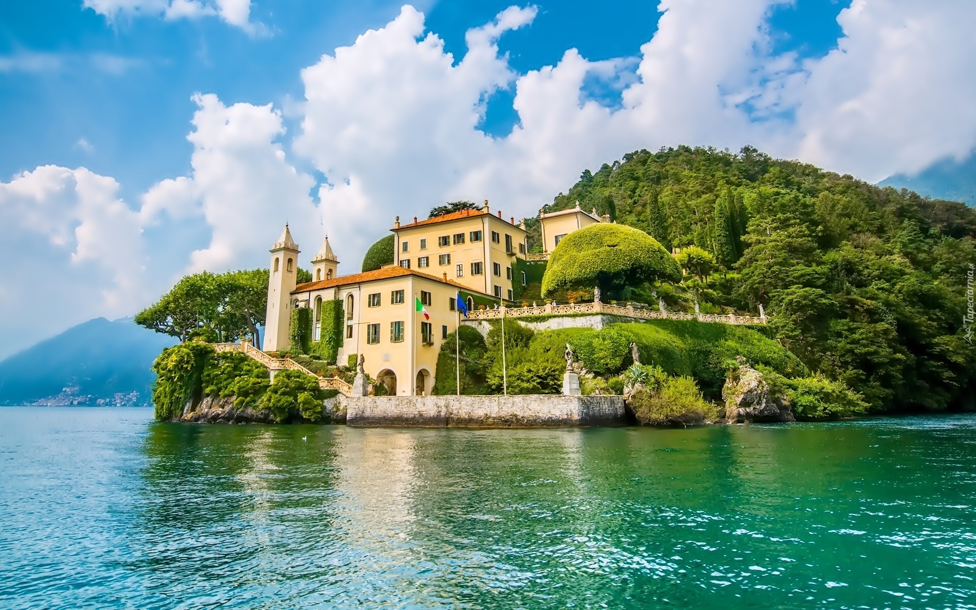Domy, Jezioro, Lombardia, Wlochy