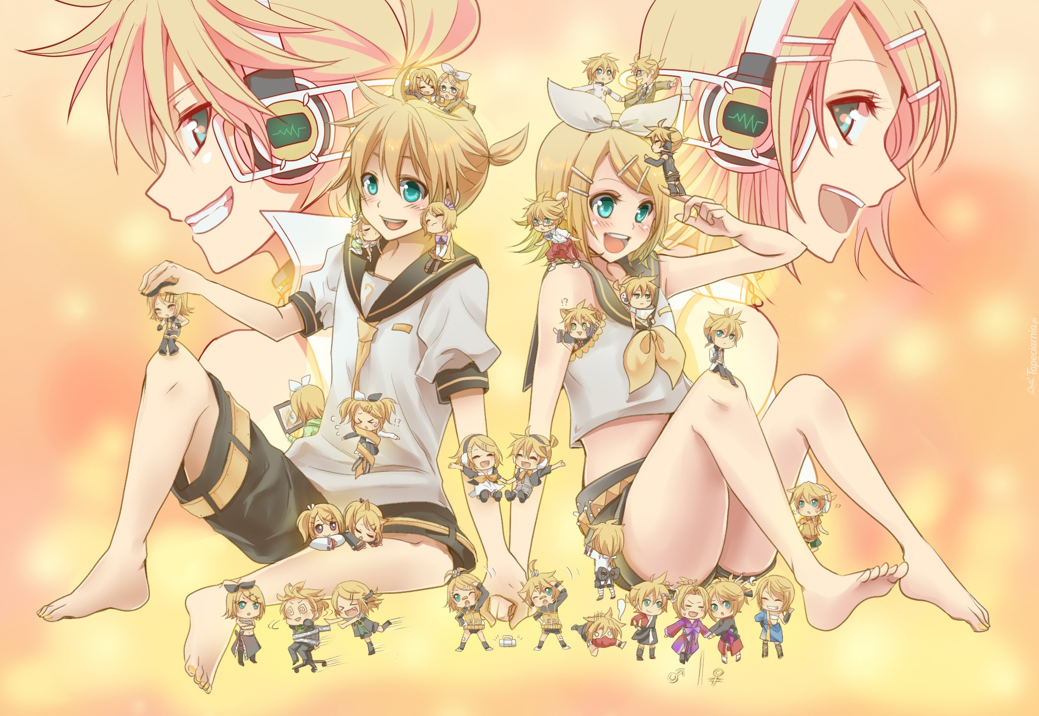 Vocaloid, Kagamine Len, Kagamine Rin