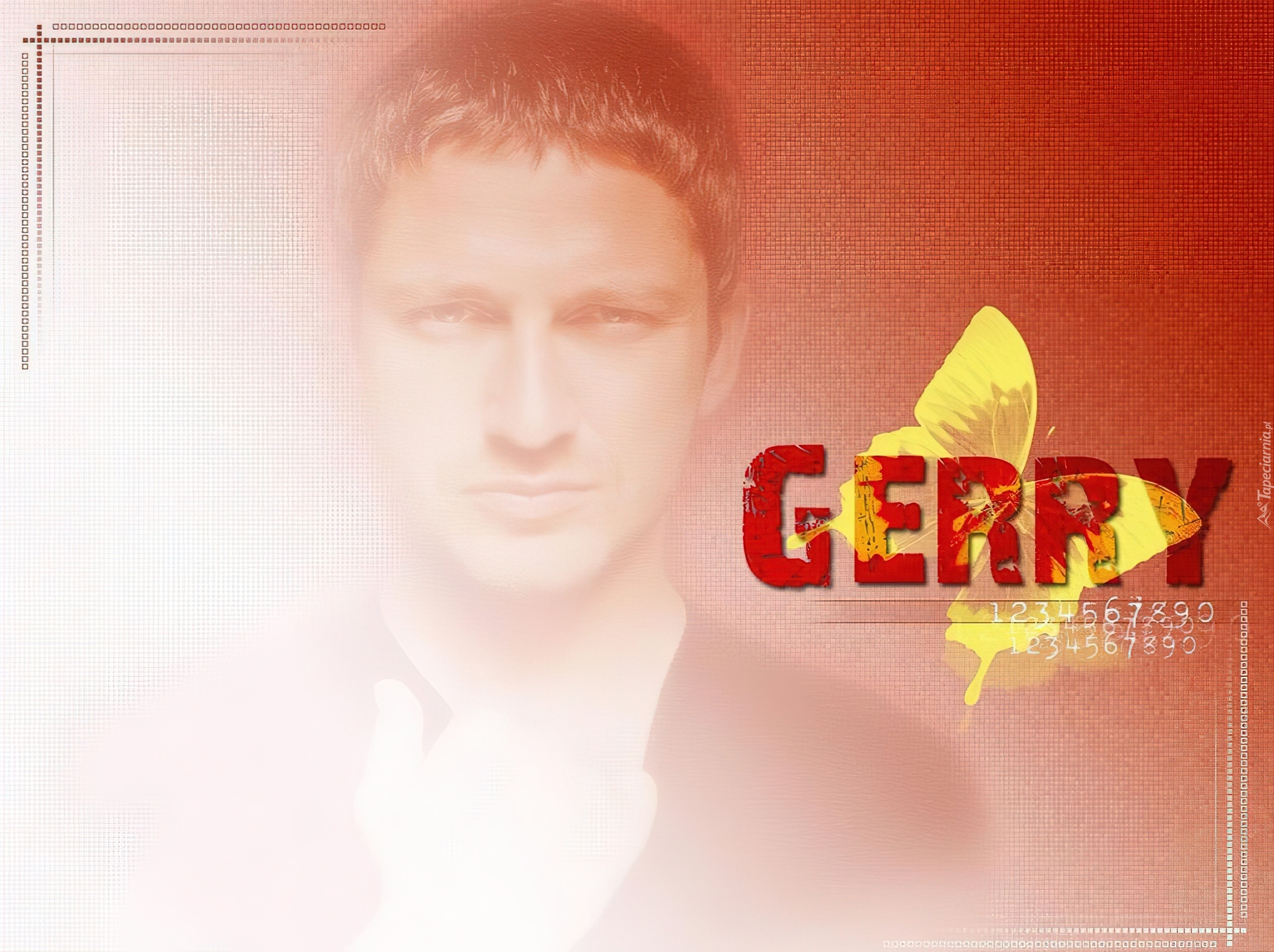 Gerard Butler,twarz