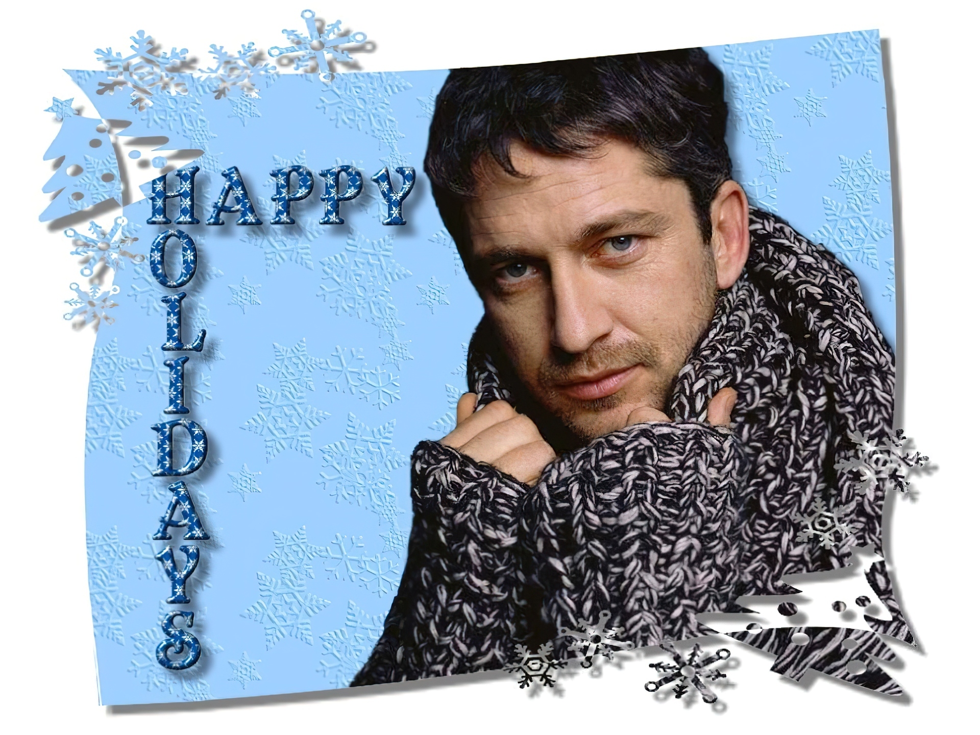 Gerard Butler,happy holidays