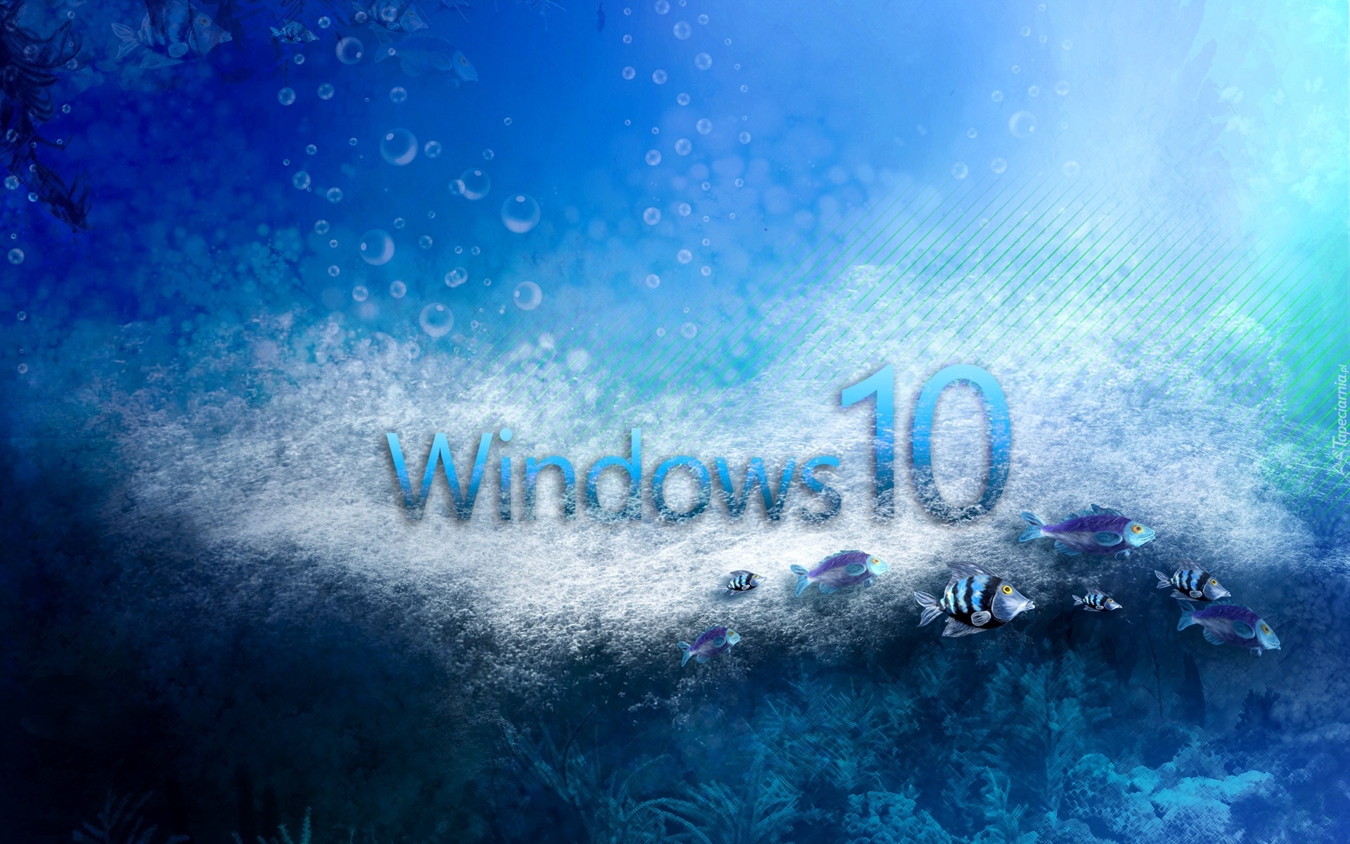 Windows 10, Rybki, Woda