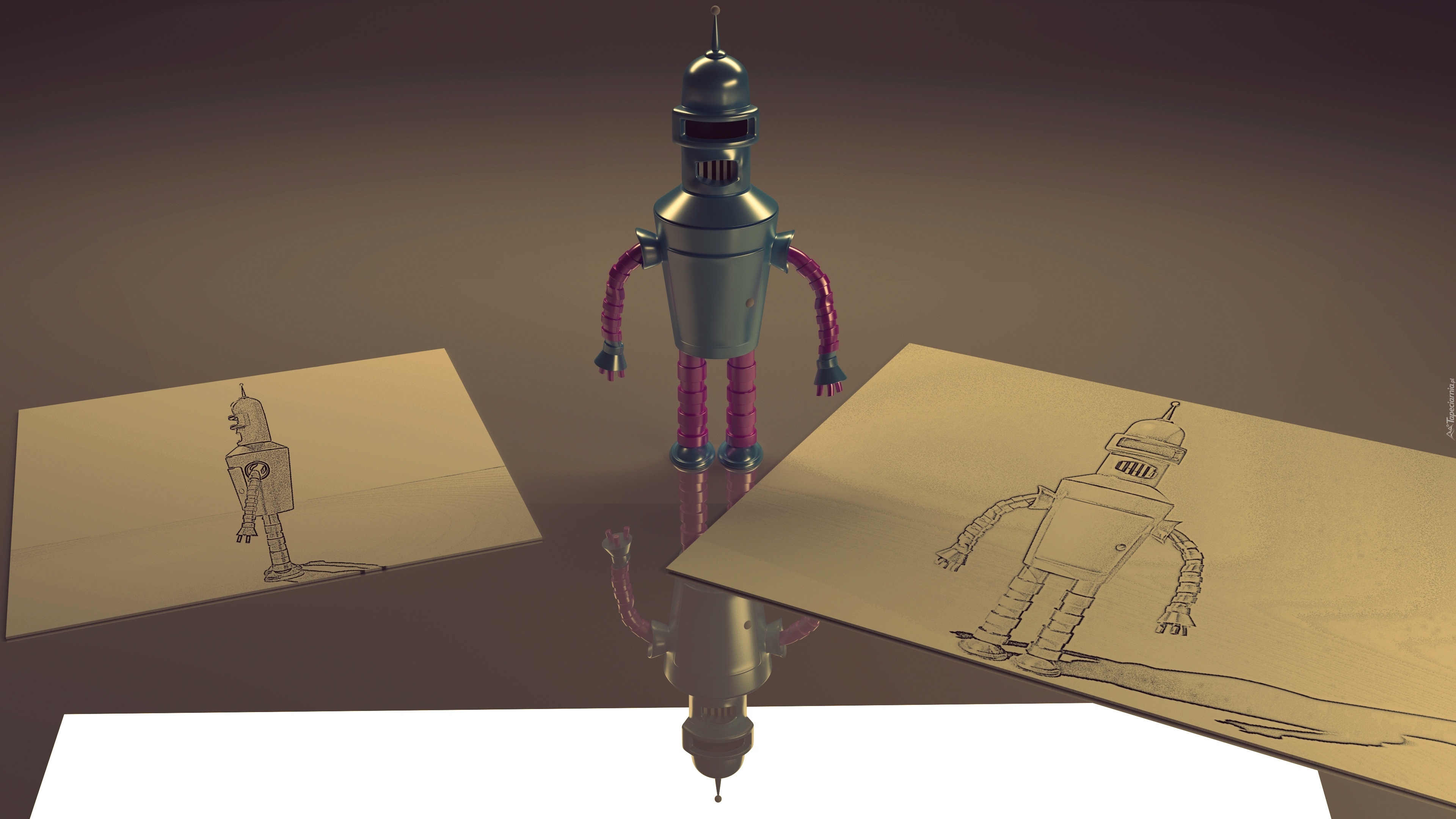 Robocik, 3D