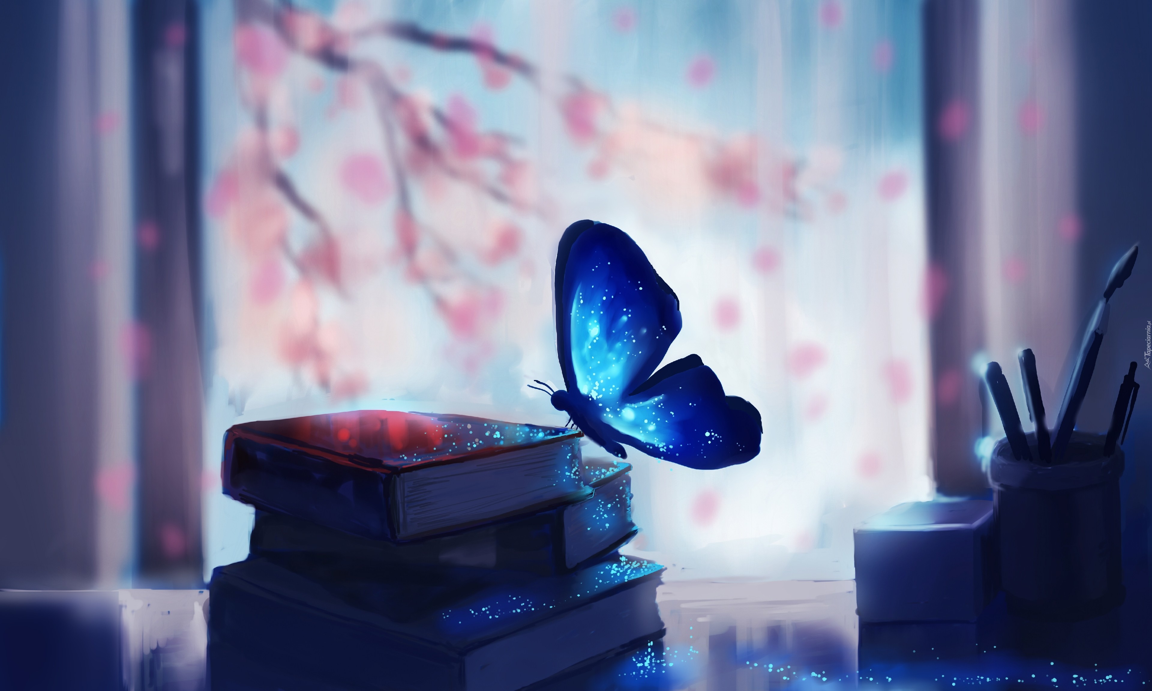 Grafika, Fantasy, Motyl