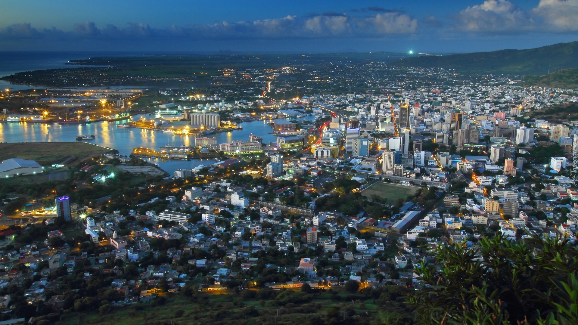 Port, Louis, Mauritius, Z lotu ptaka