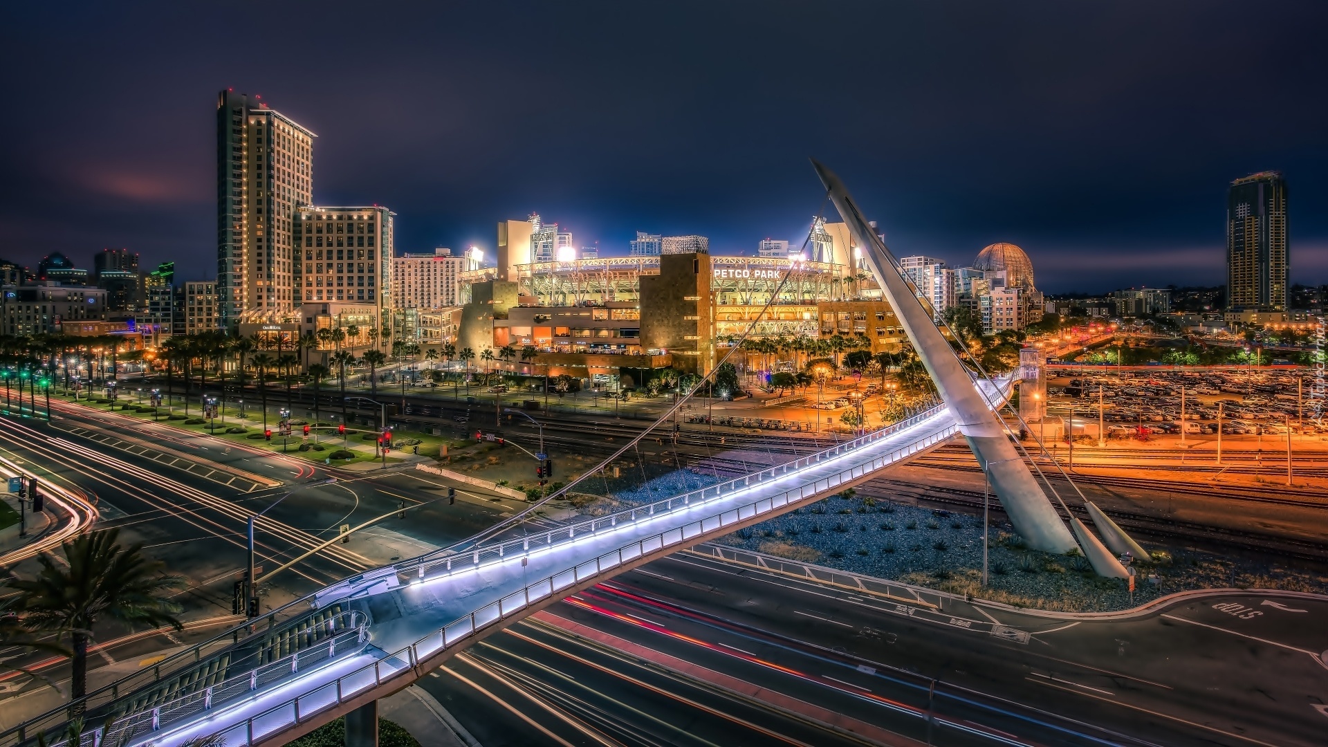 Petco Park, Stadion, Baseballowy, San Diego, Panorama Miasta