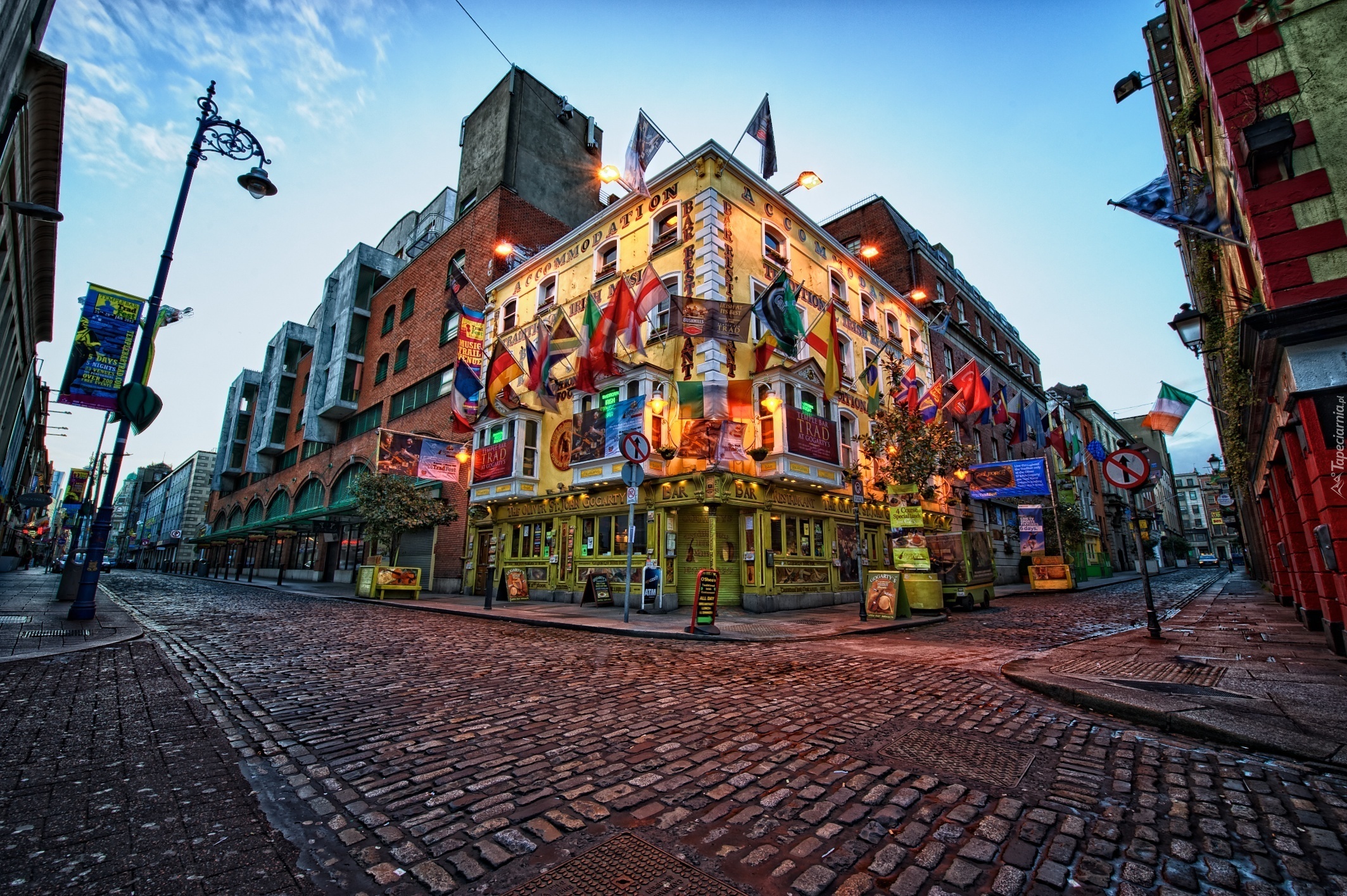 Irlandia, Dublin, Ulica, Budynki