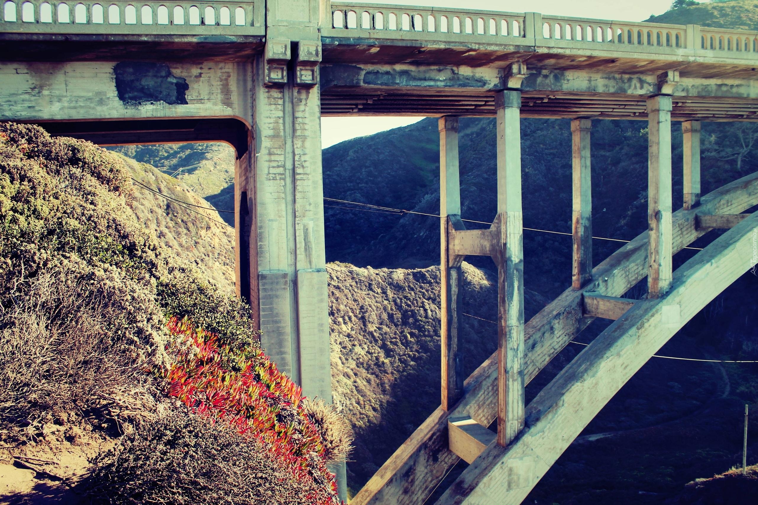 Kalifornia, Big Sur, Most, Bixby Creek