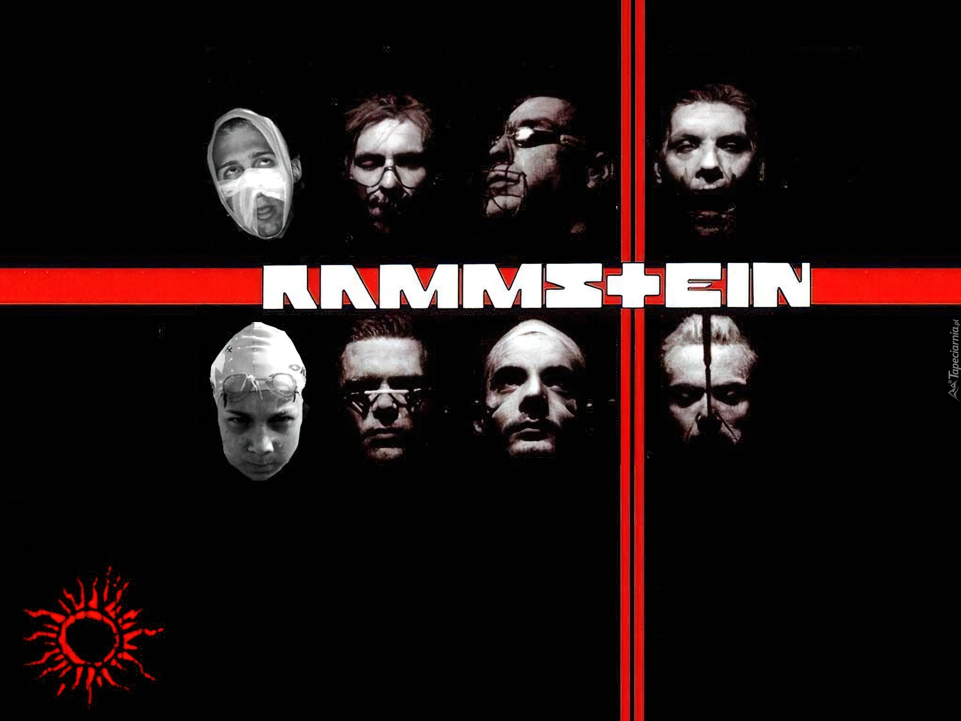 Rammstein,słoneczko , twarze