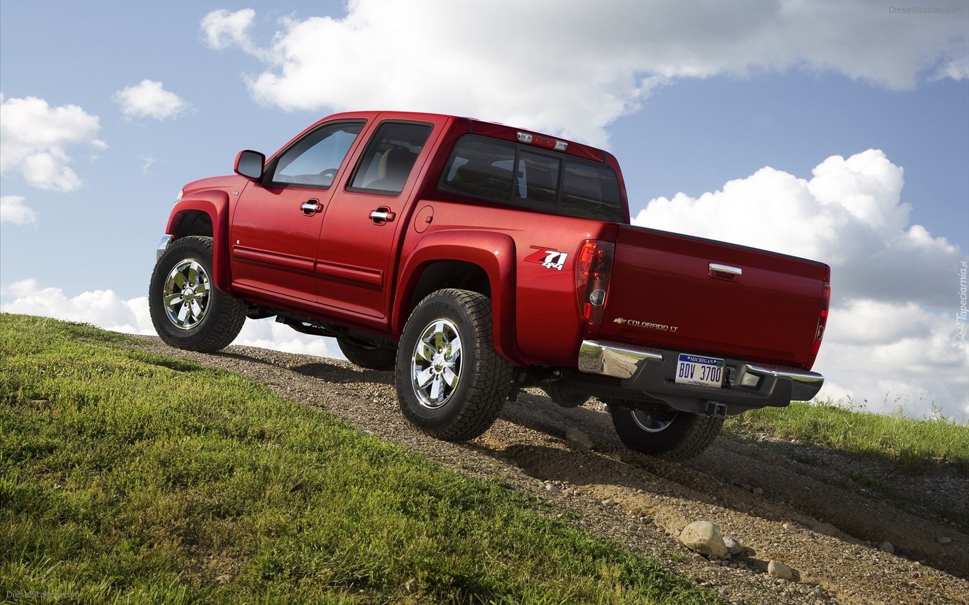 Czerwony, Chevrolet, Colorado LT