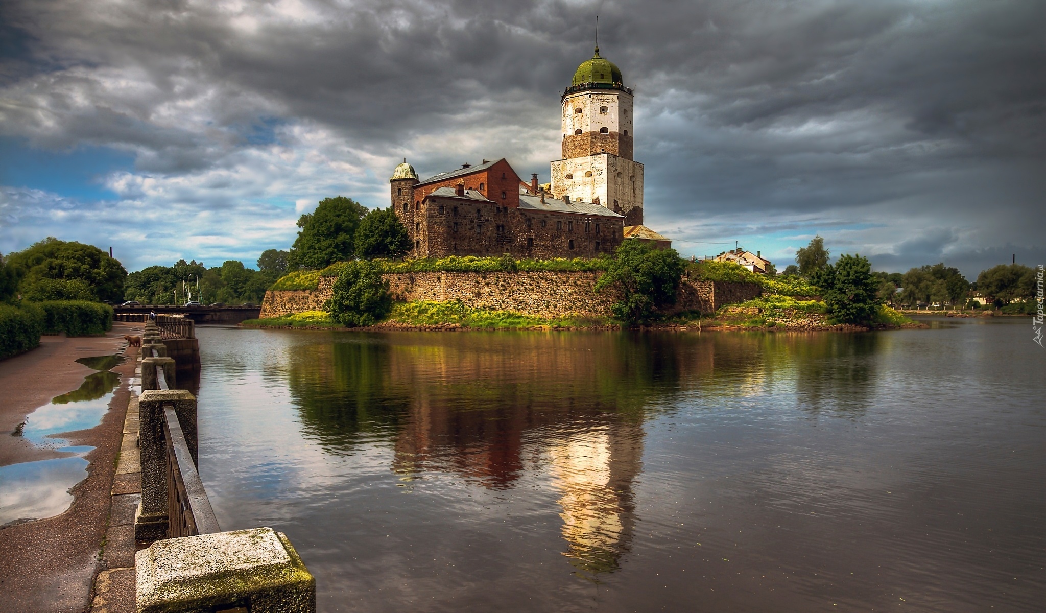 Zamek w Wyborgu, Wyborg, Zatoka Wyborska, Obwód leningradzki, Rosja