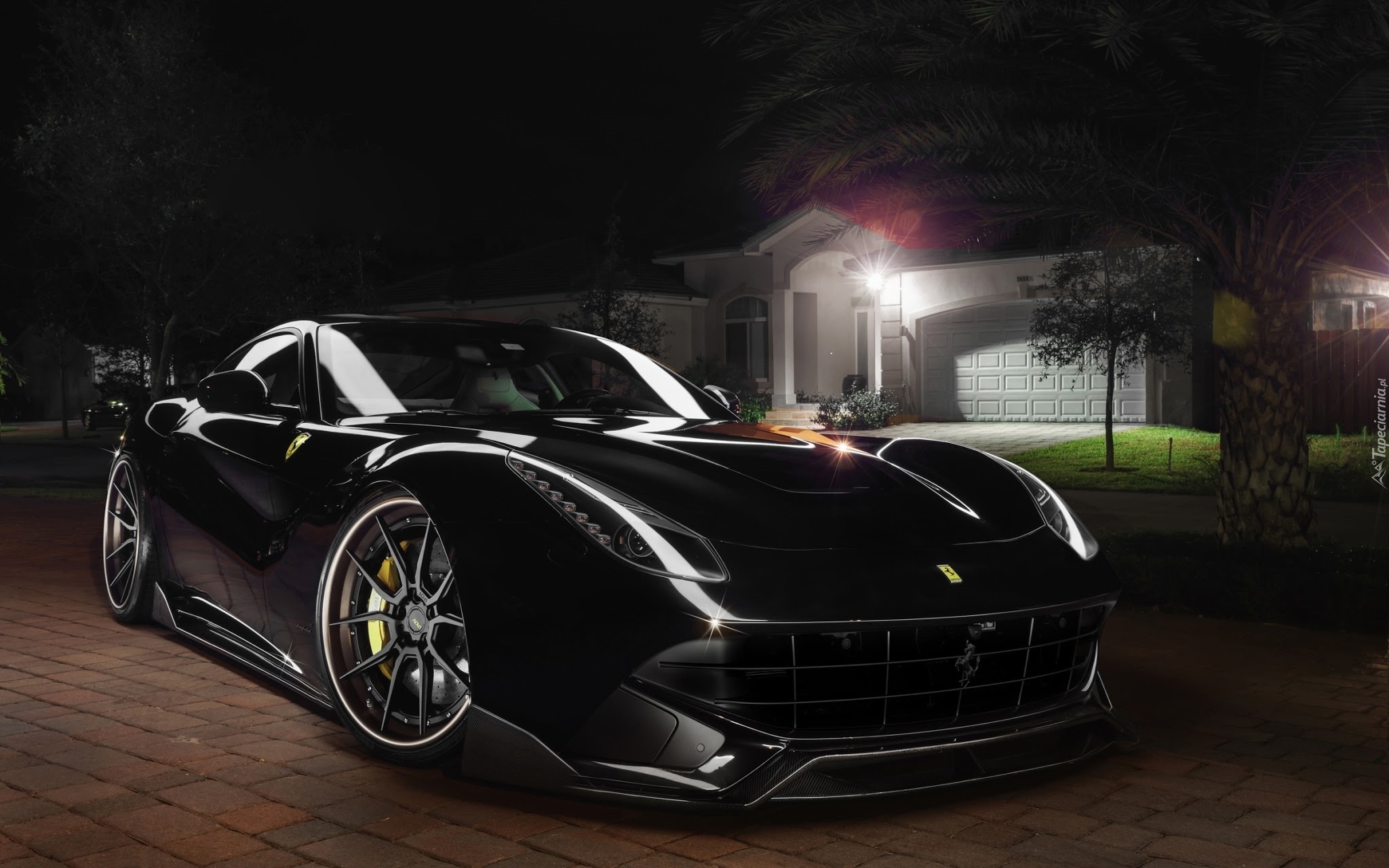 Czarne, Ferrari, F12, Berlinetta