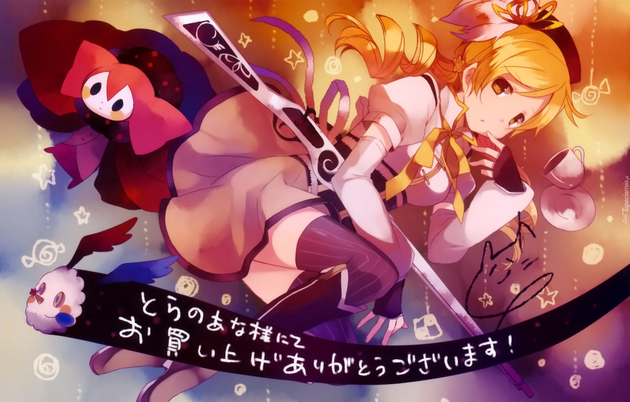 Mahou Shoujo Madoka Magica, Tomoe Mami, Charlotte