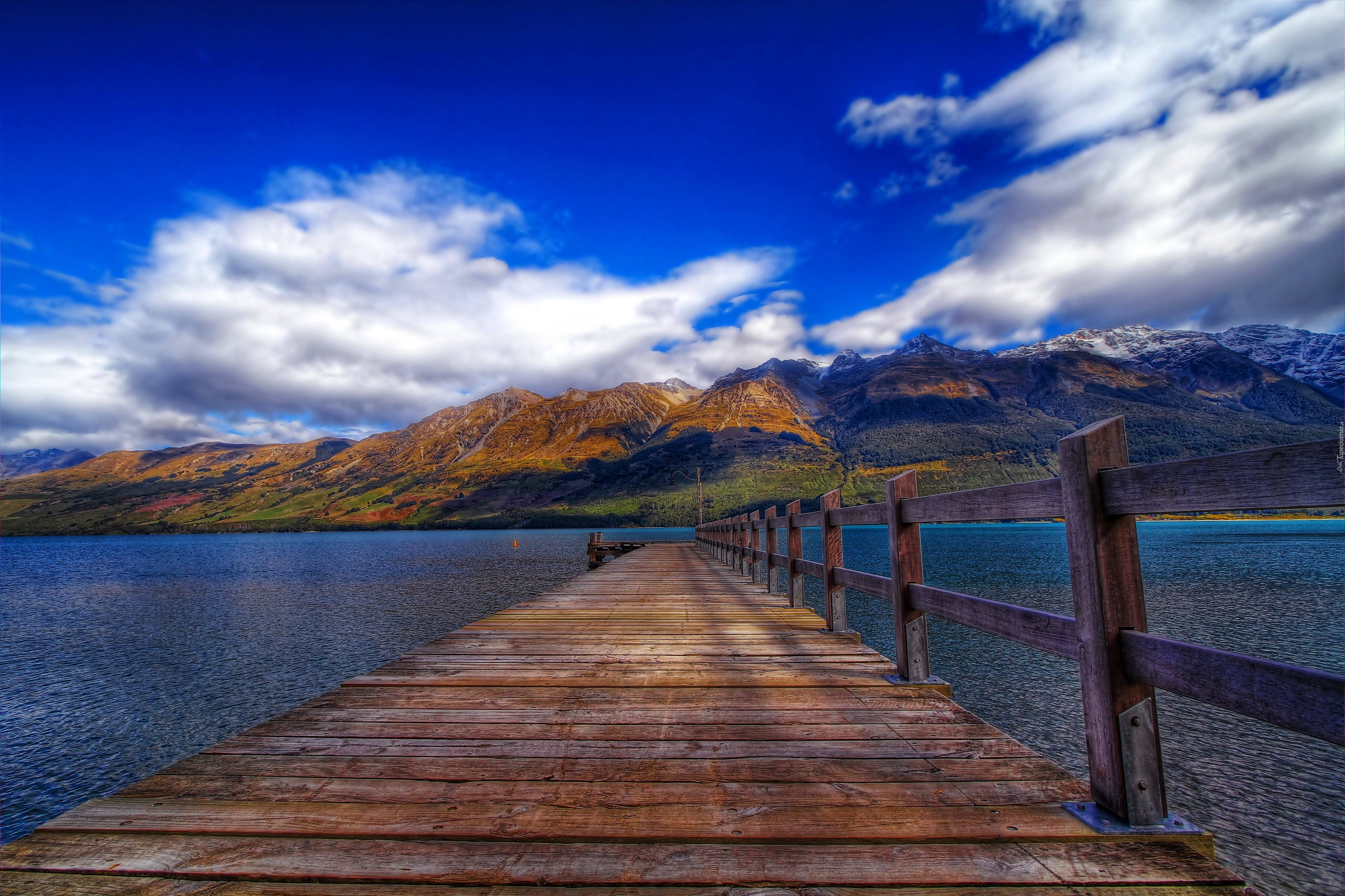 Molo, Rzeka, Góry, Nowa Zelandia