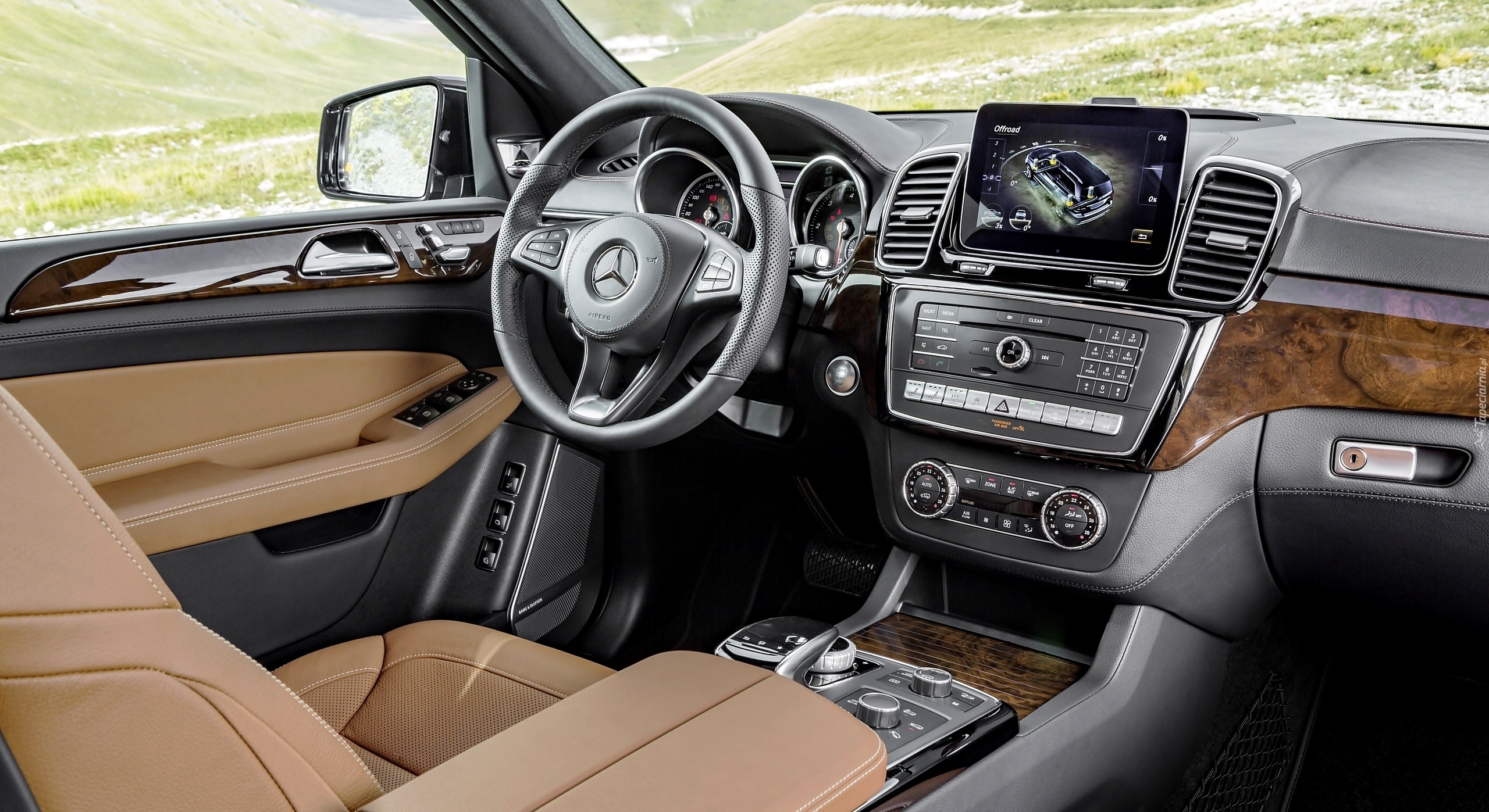 Mercedes, Benz, GLS, Wnętrze