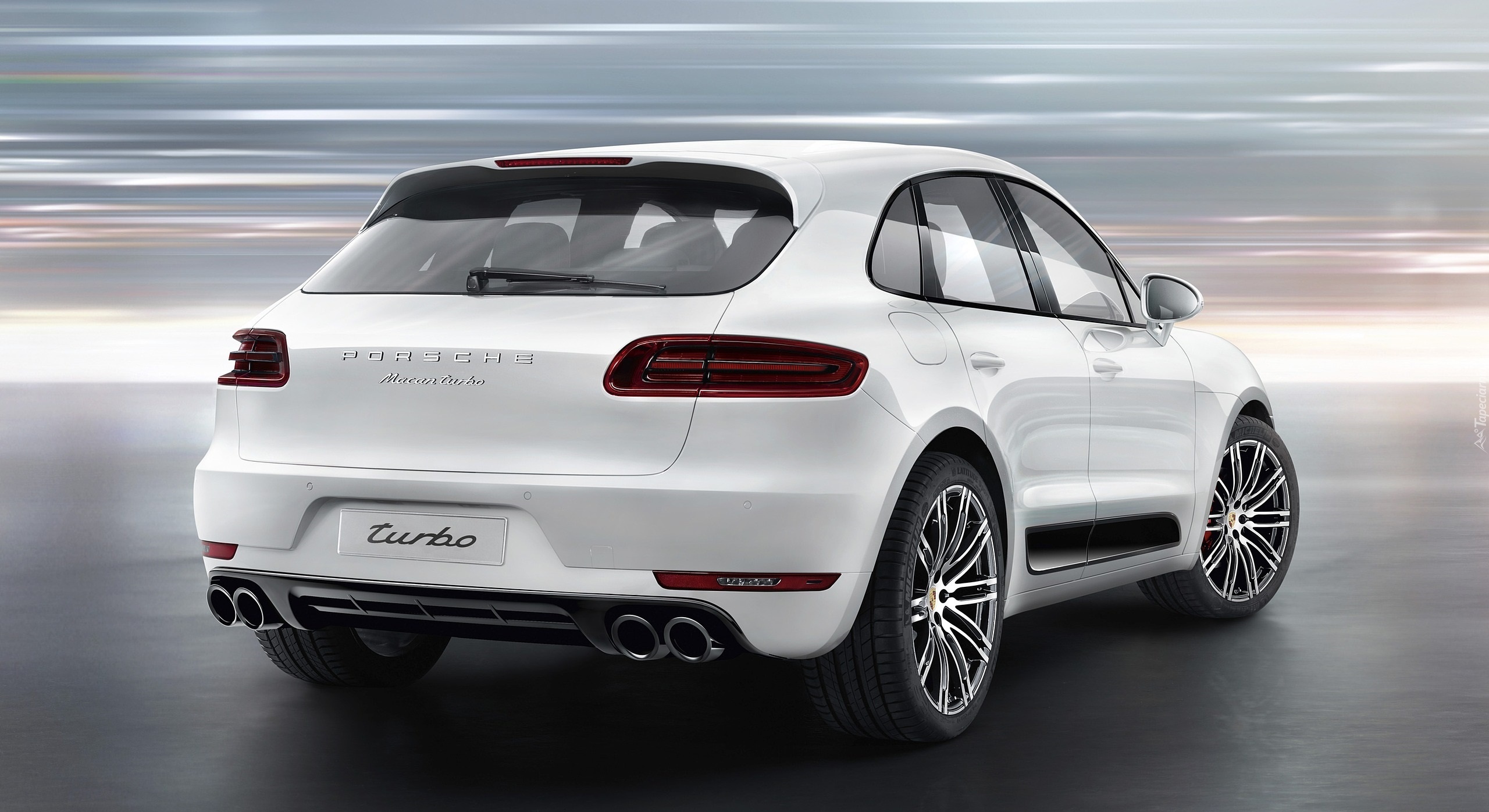 Białe, Porsche, Macan Turbo