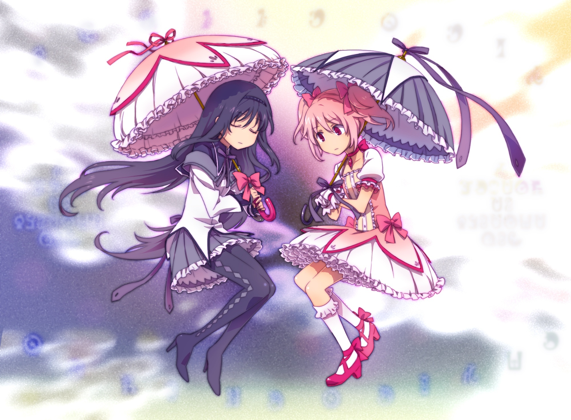 Mahou Shoujo Madoka Magica, Akemi Homura, Kaname Madoka