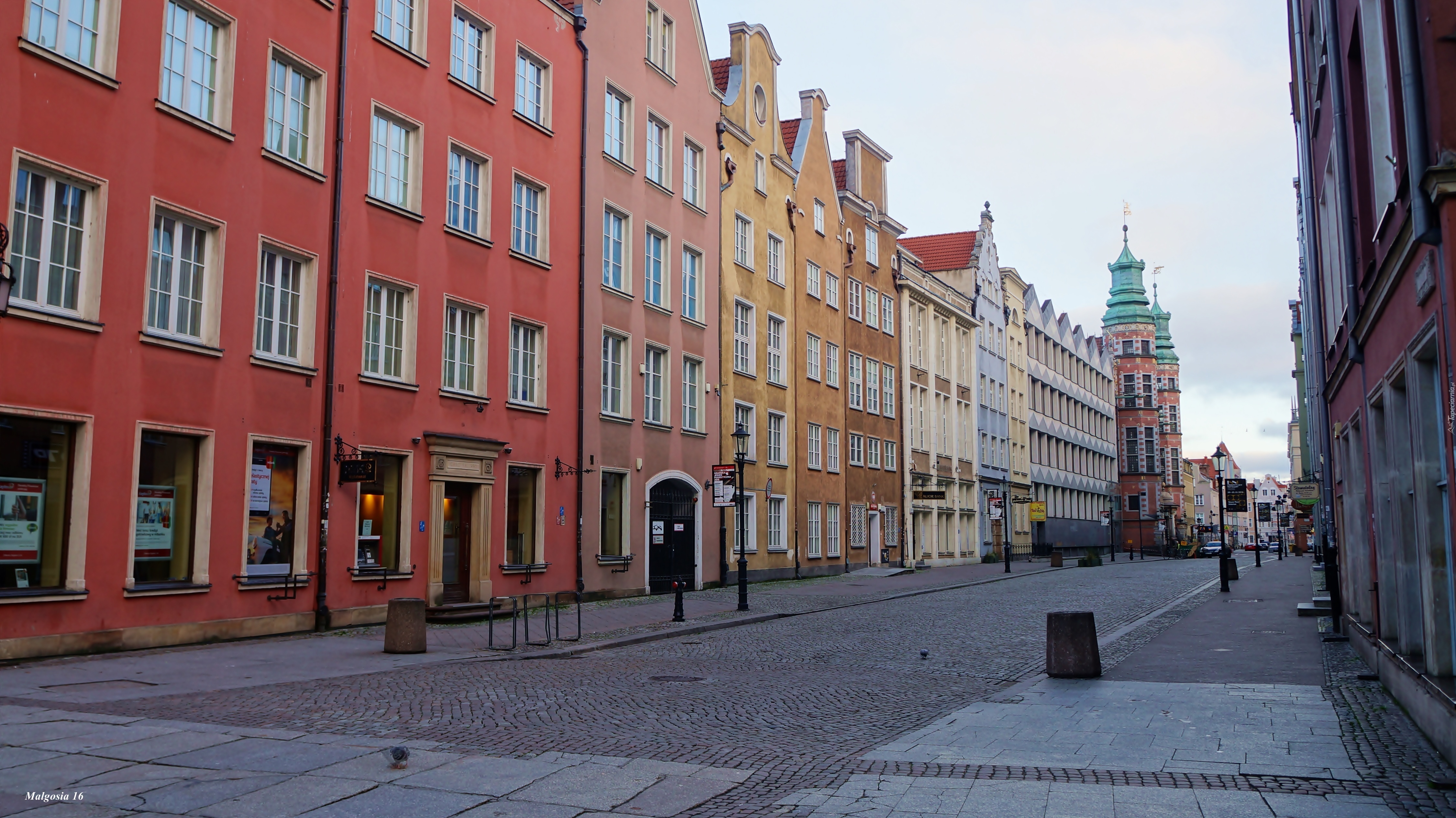 Gdańsk, Uliczka, Zabytkowe, Kamienice