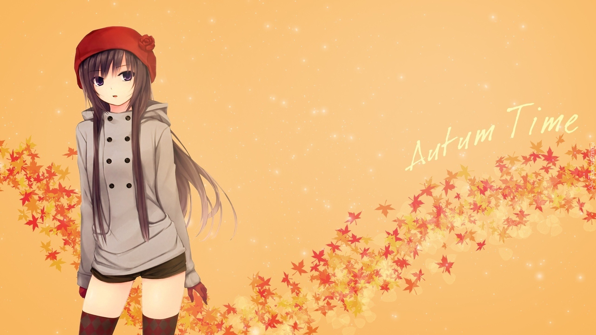 Dziewczyna, Jesieni, Manga, Anime